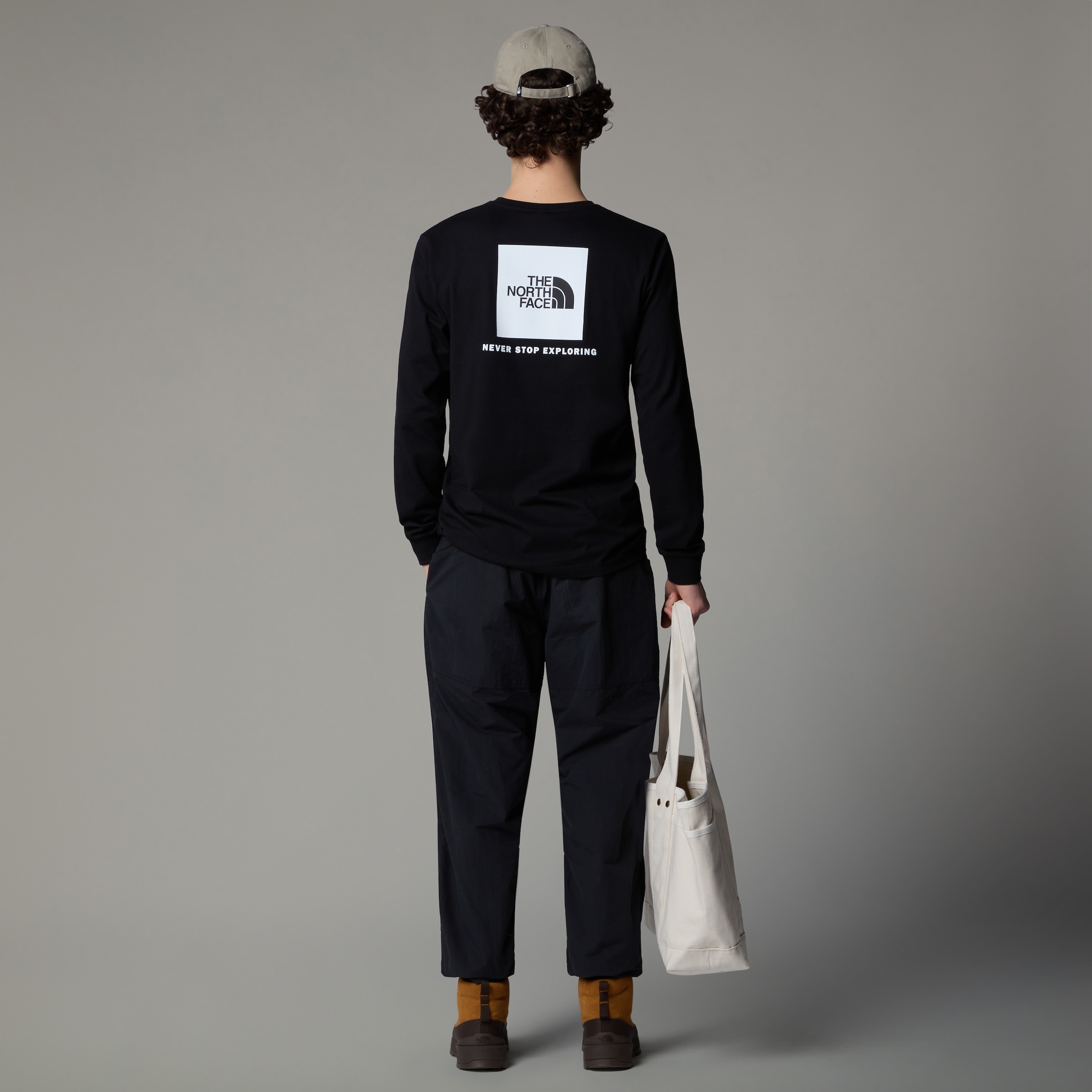 The North Face Langarmshirt »NSE Box Langarm-Shirt für Herren«, (1 tlg.)