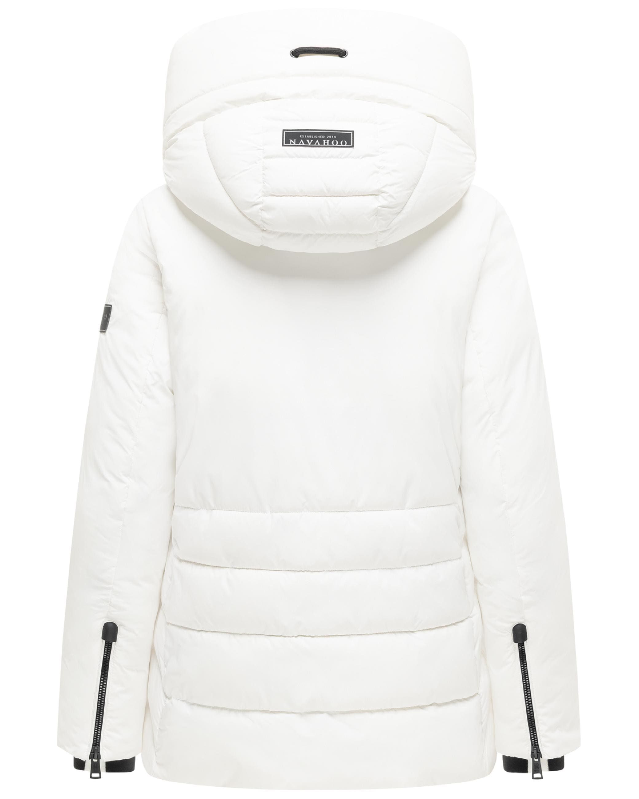 Navahoo Outdoorjacke »Outdoorjacke Waldengel XIV« mit Kapuze Damen Winter Steppjacke mit Kapuze und Kordelzug