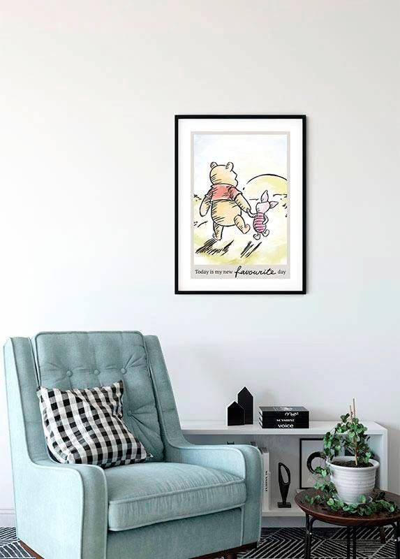 Komar Poster Today«, Kinderzimmer, (1 Schlafzimmer, »Winnie online | Wohnzimmer kaufen Garantie Pooh Disney, 3 XXL mit St.), Jahren