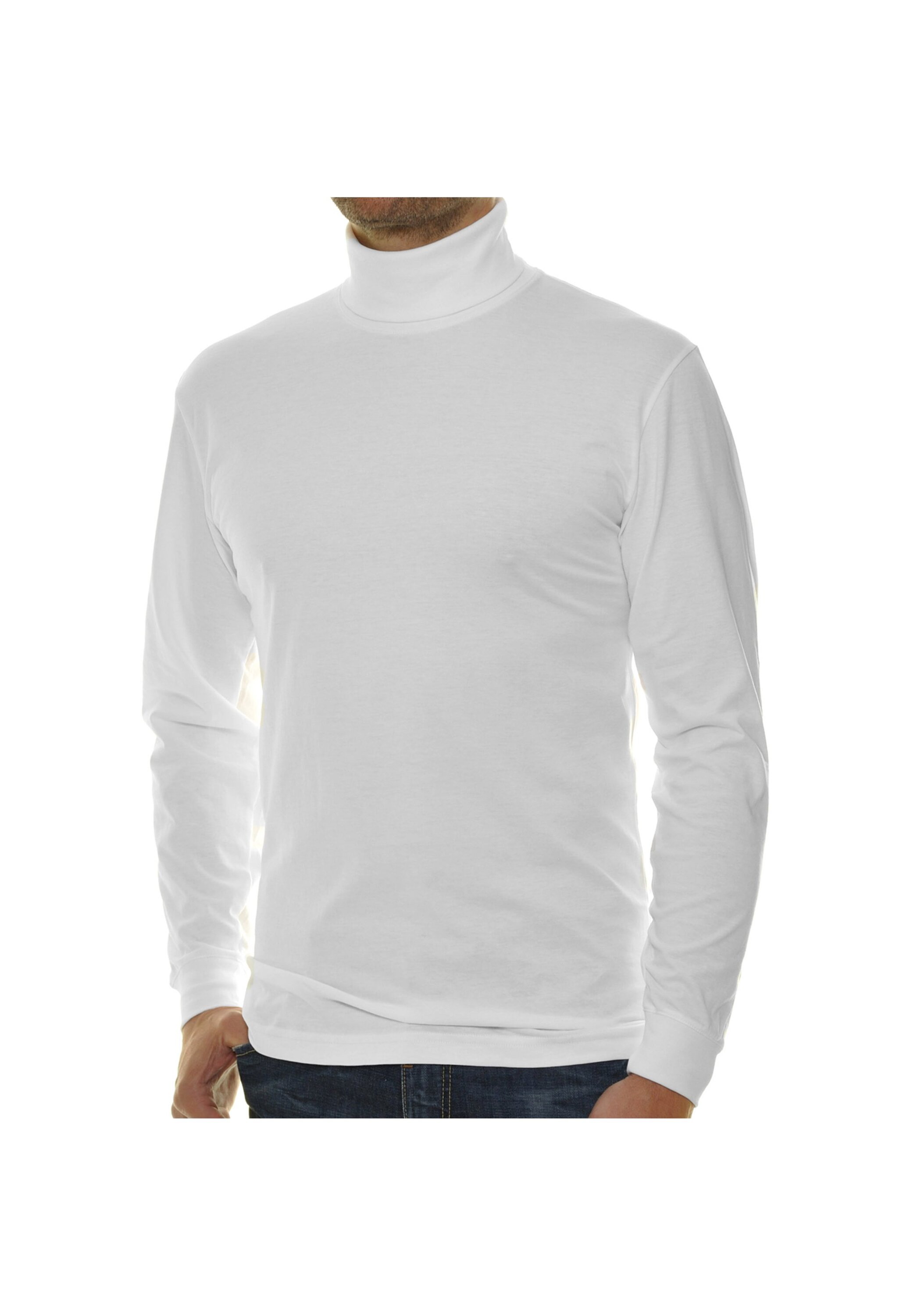 RAGMAN Sweatshirt »Longsleeve Langarm Basic Rollkragen Regular Fit«