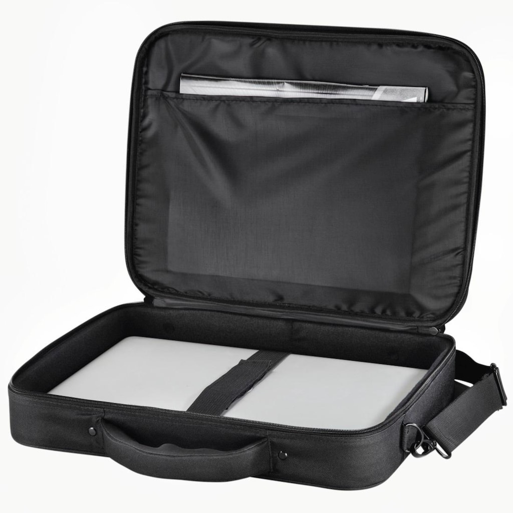 Hama Laptoptasche »Notebook Tasche bis 44 cm (17,3 Zoll), mit Trolleyband, schwarz«