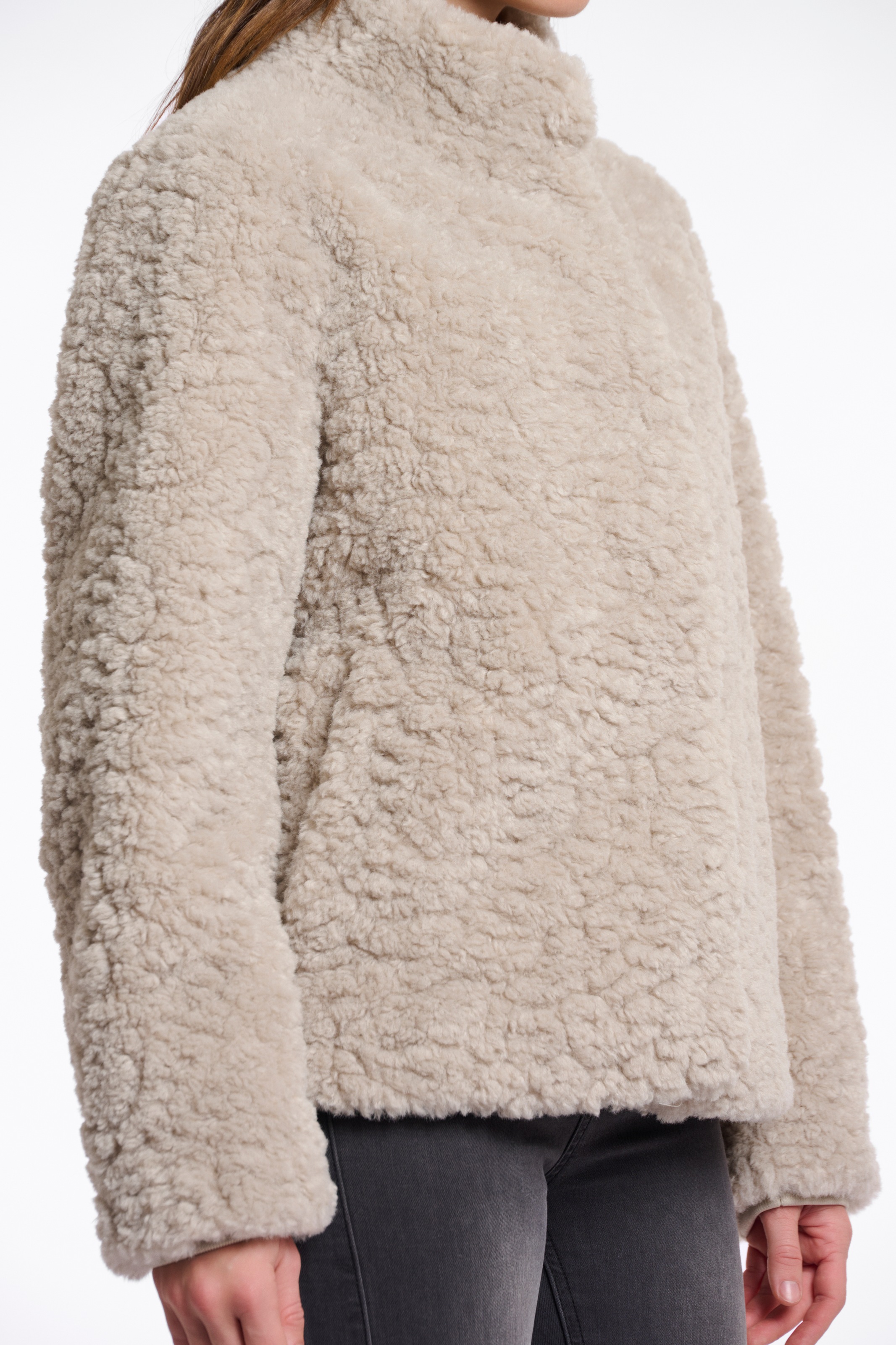 Rino & Pelle Kurzjacke »KION«, ohne Kapuze, in Fell-Optik