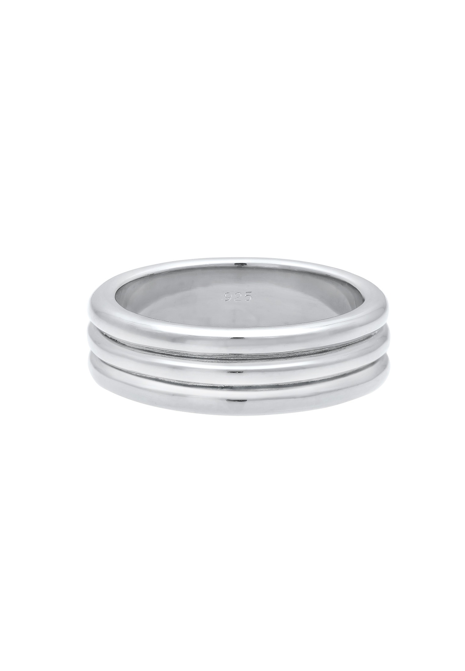 Elli Premium Partnerring »Ring Paarring Drei Ringe Trauring Hochzeit 925 Silber«