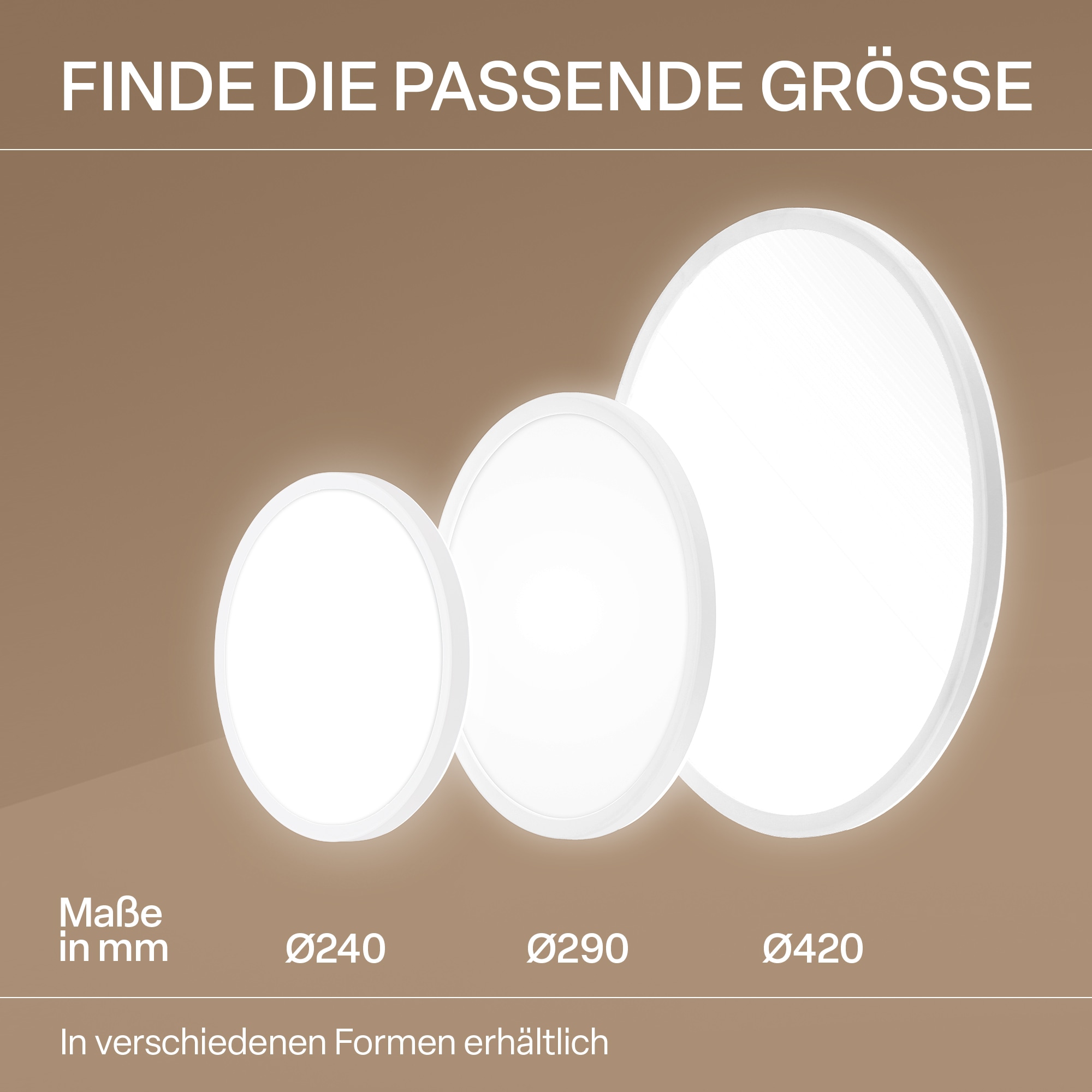 B.K.Licht LED Panel »SHALLOW« LED-Board 1 Stk. Neutralweiß 29x3 cm, Badlampe, Badezimmer, Küche, Wohnzimmer
