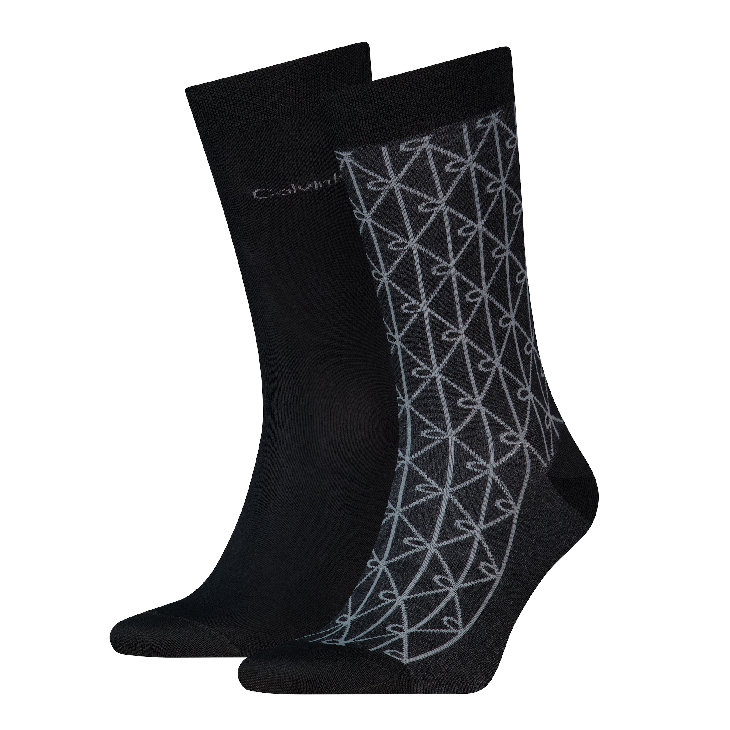 Calvin Klein Socken »CK MEN SOCK EMBLEM AOP« 2 Paar,  mit Komfort-Bund, Cotton-Mix, elastisch