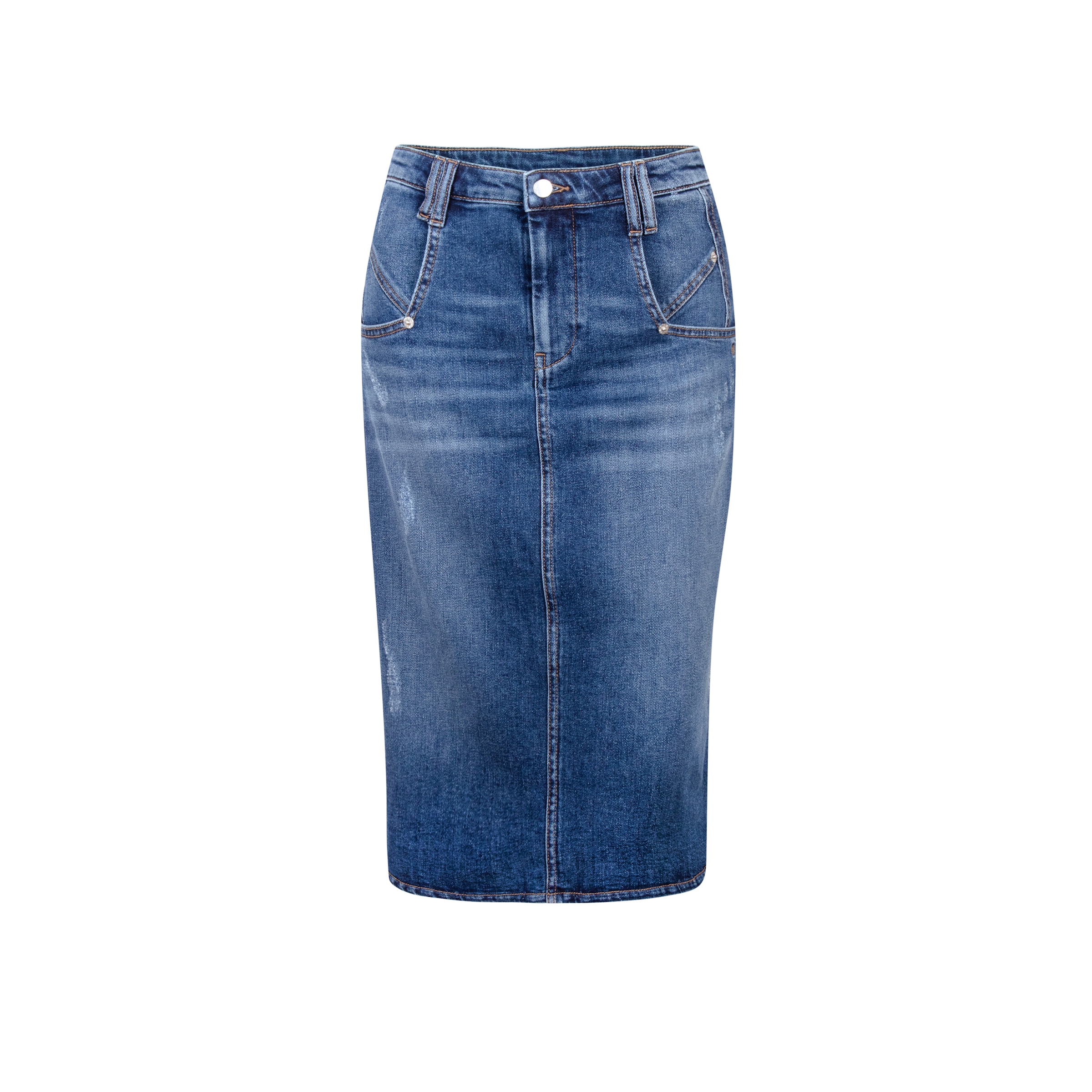 Lieblingsstück Jeansrock »FanciL«, mit Ziernähten