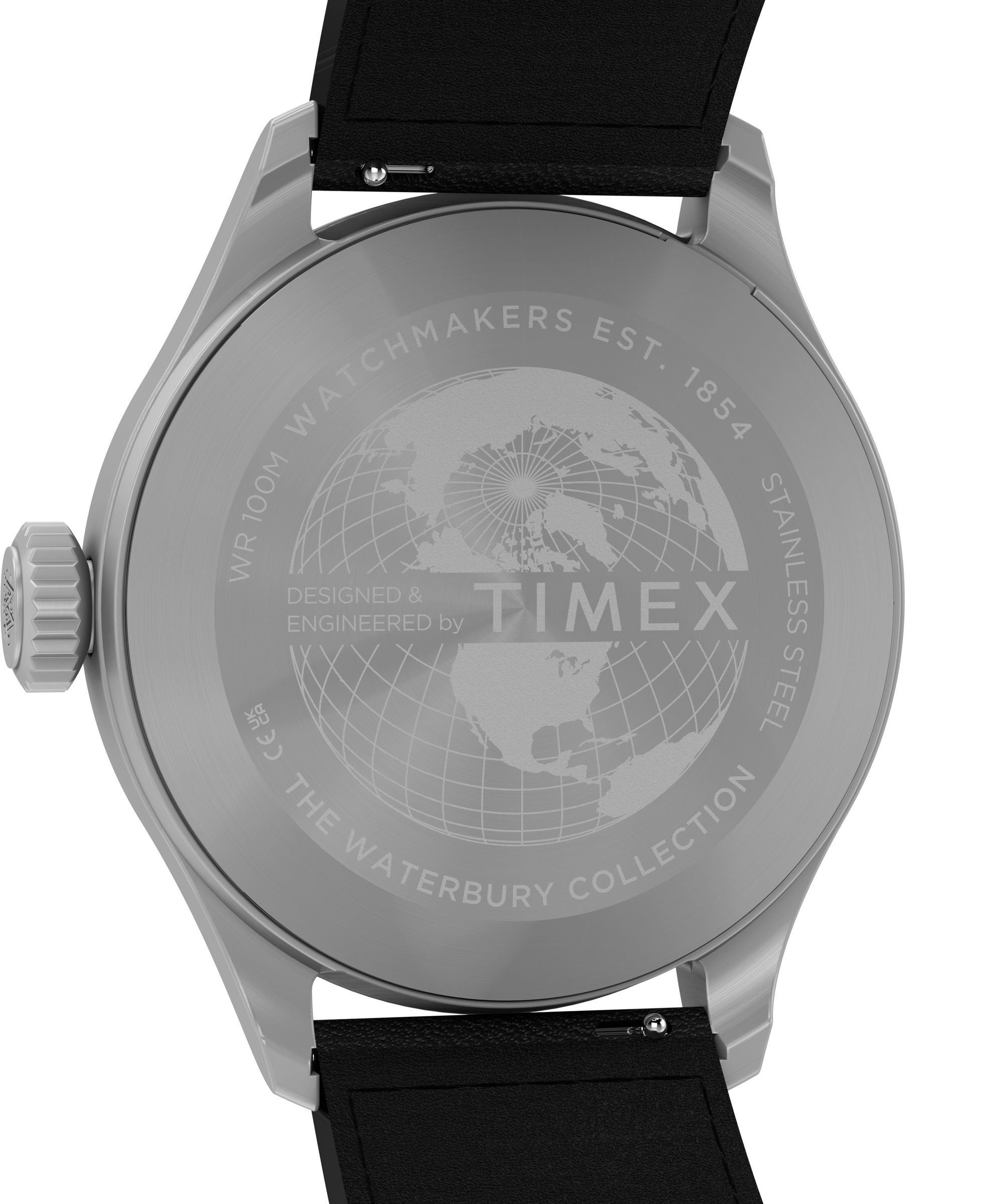 Timex Quarzuhr »Waterbury Ace« Armbanduhr, Herrenuhr, Lederarmband, analog, Tag, Beleuchtung