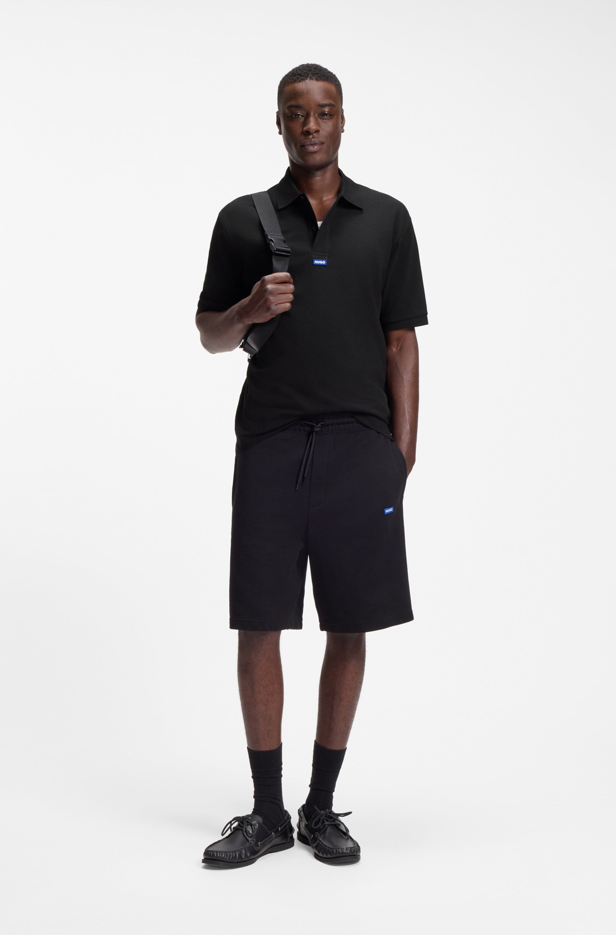 HUGO Poloshirt »Nolitos« Polokragen, Loose Fit, reine Baumwolle