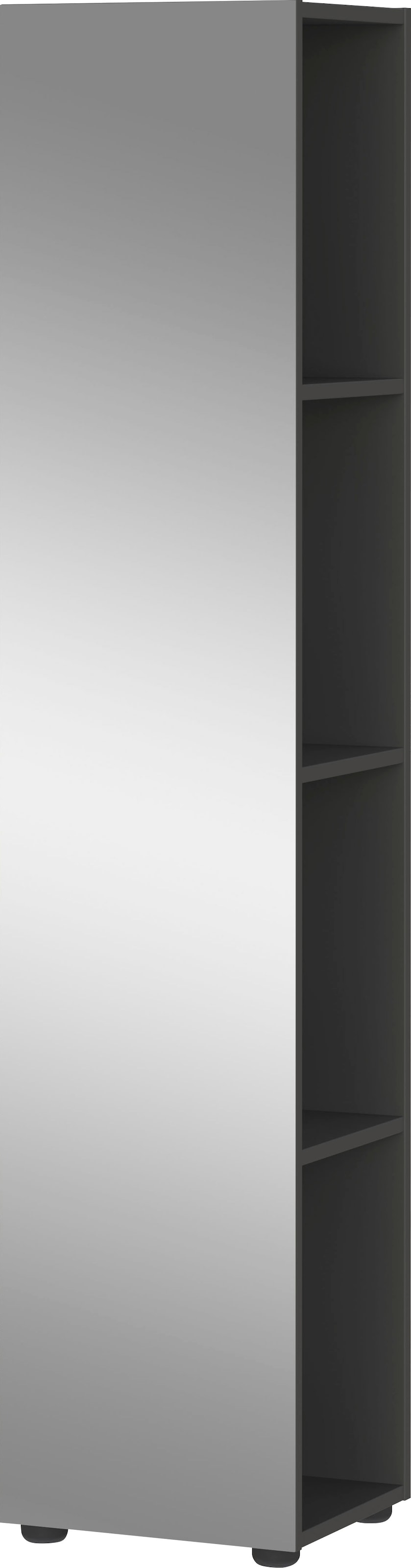 GERMANIA Badmöbel-Set »Oakland«, (5 St.), inkl. WT-Unterschrank, Spiegel, Schrank, Mediumschrank und Regal