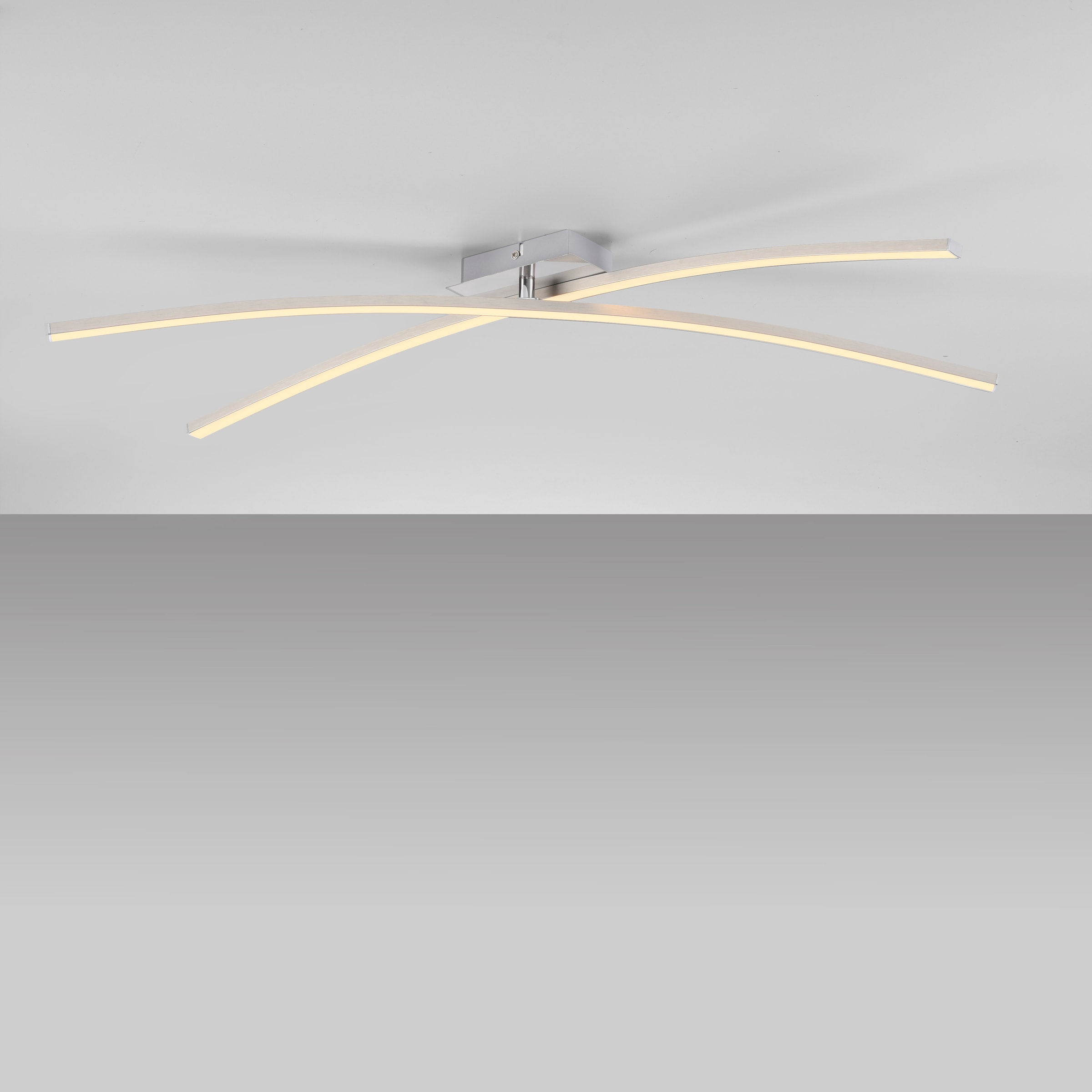 JUST LIGHT LED Deckenleuchte »SIMON« LED-Board 1 Stk. Warmweiß ein Profil drehbar