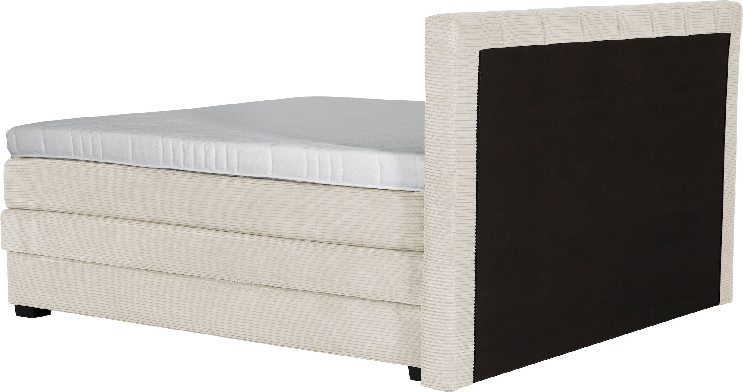 Die PlanBar Boxspringbett »OC-ON21088« inkl. Matratzen u. Bonellfederkern Unterbau, Stauraum, 160/180x200cm