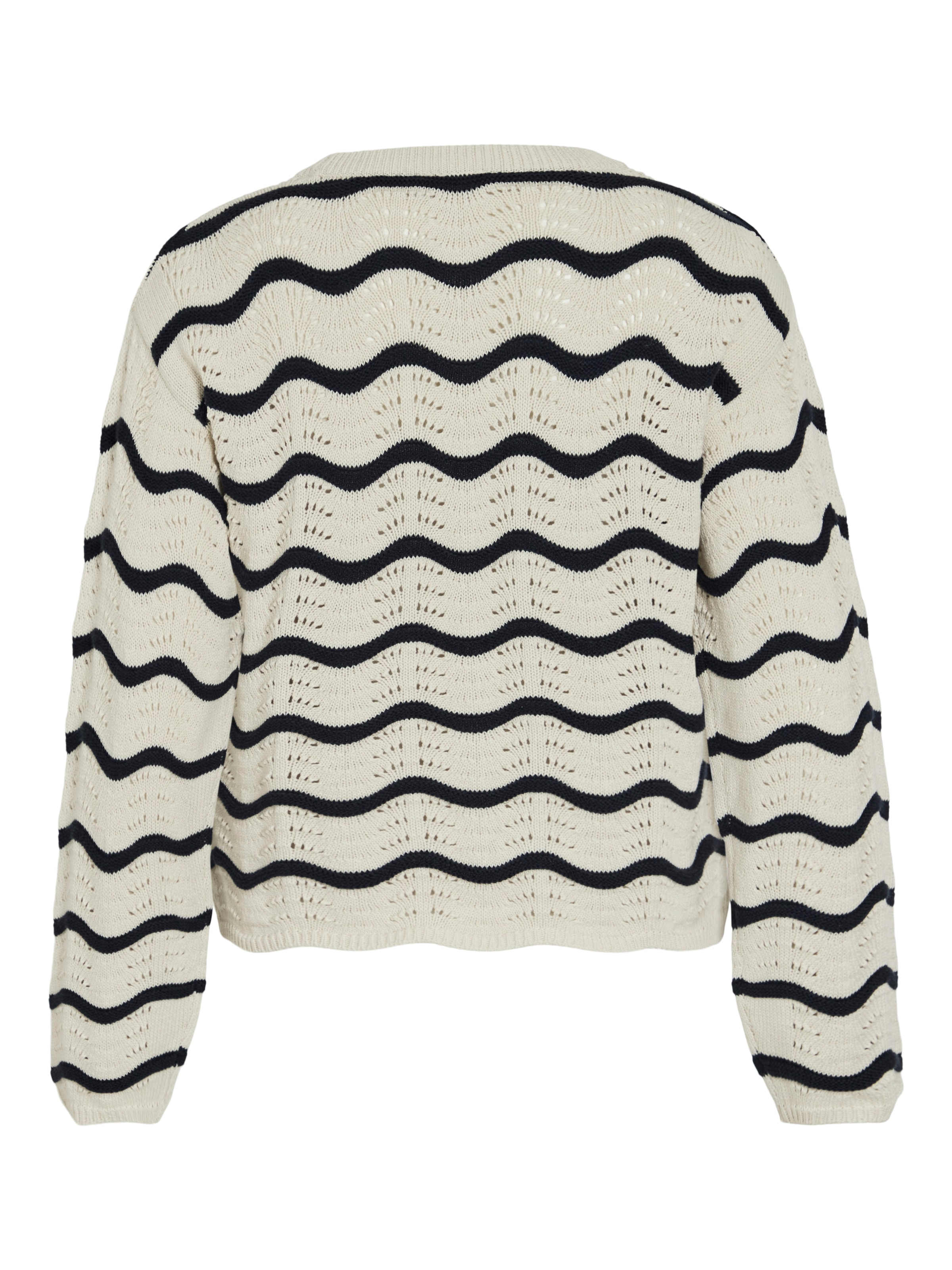 Vila Strickpullover »VIWAVE O-NECK LS POINTELLE KNIT TOP-NOOS«