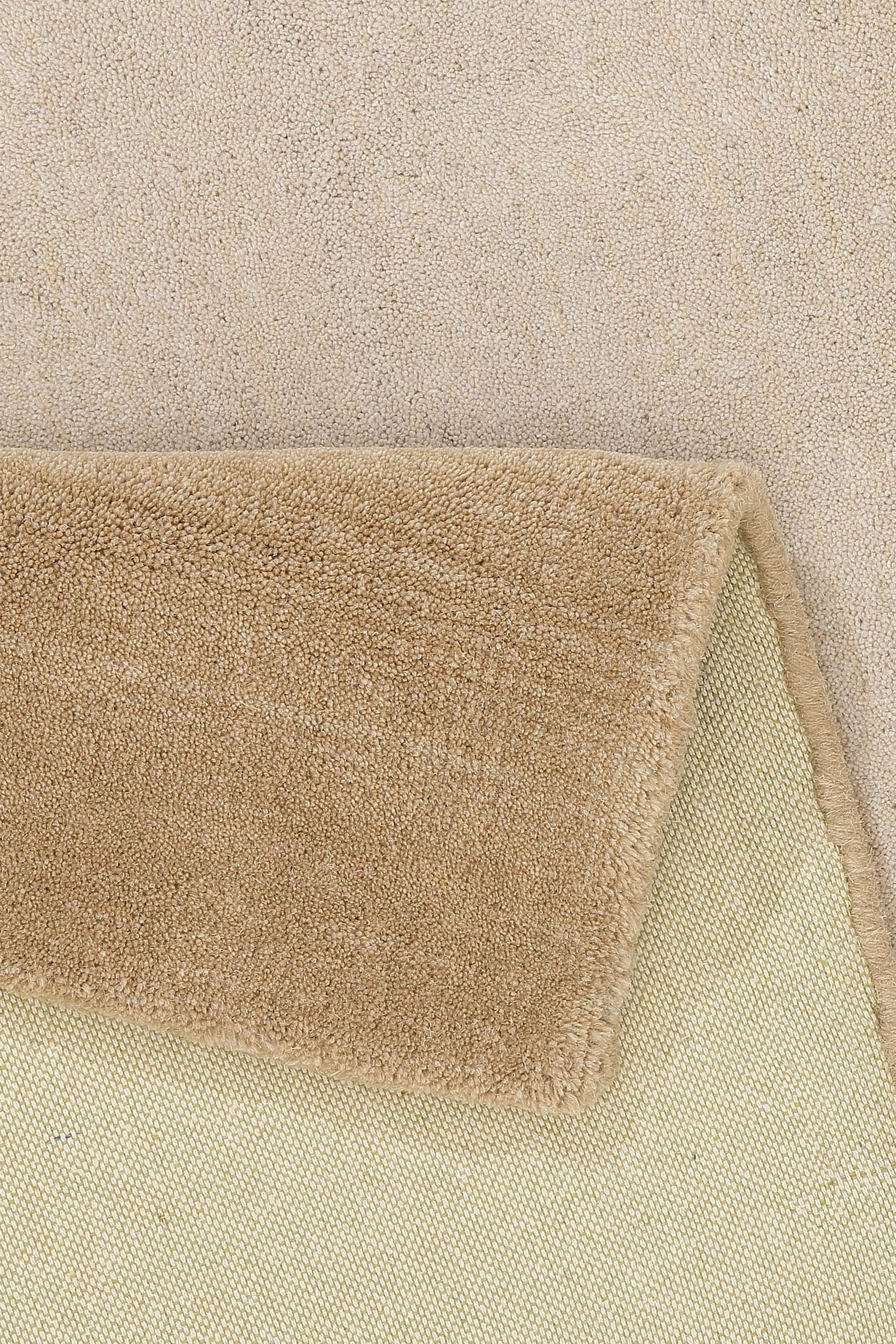 THEKO Wollteppich »Wool Comfort« rechteckig 14 mm Höhe Handweb Teppich, reine Wolle, handgewebt, brilliante Farben, Scandi