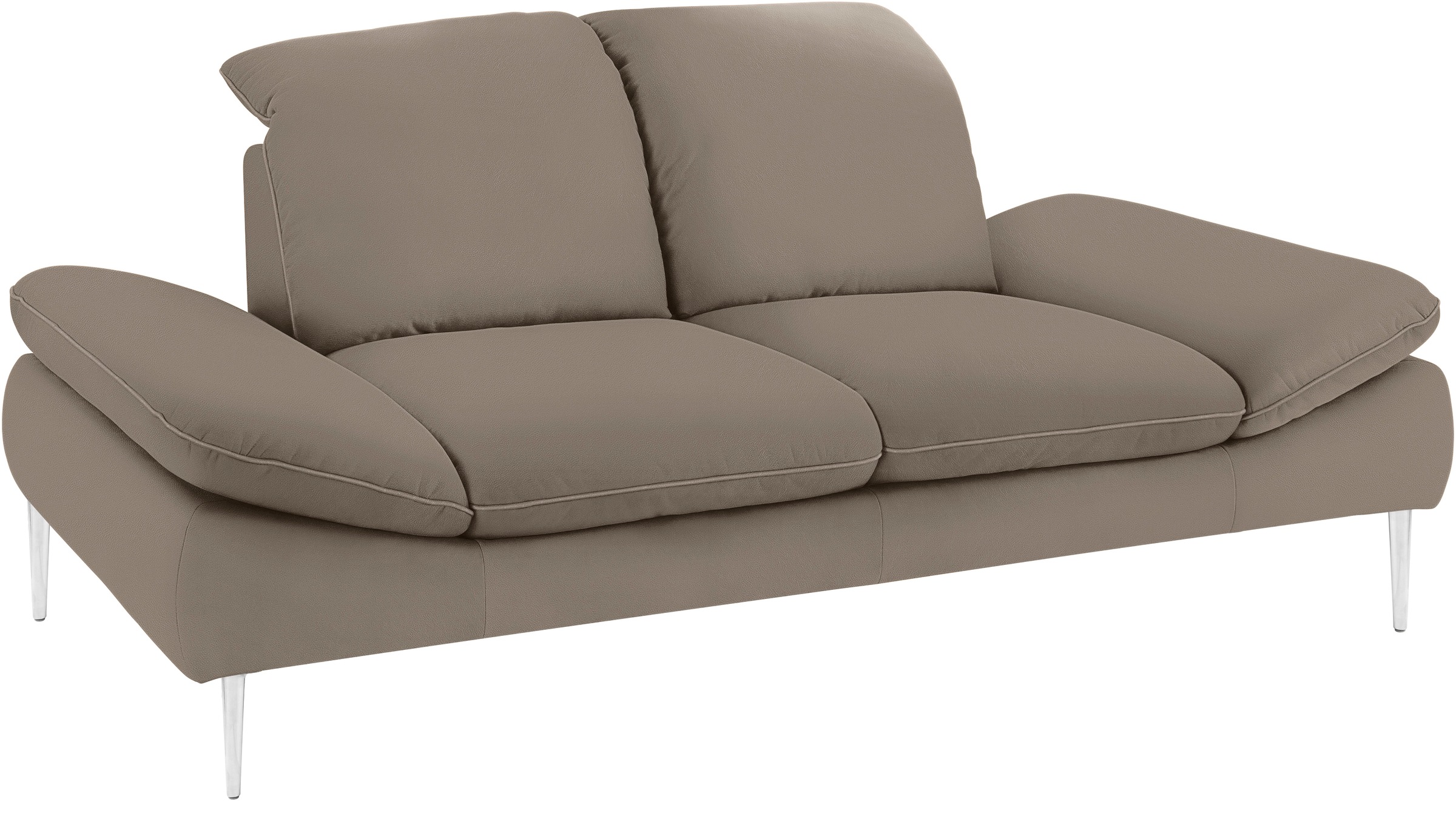 W.SCHILLIG 2,5-Sitzer »enjoy&MORE«, mit Sitztiefenverstellung, Füße Chrom glänzend, Breite 232 cm