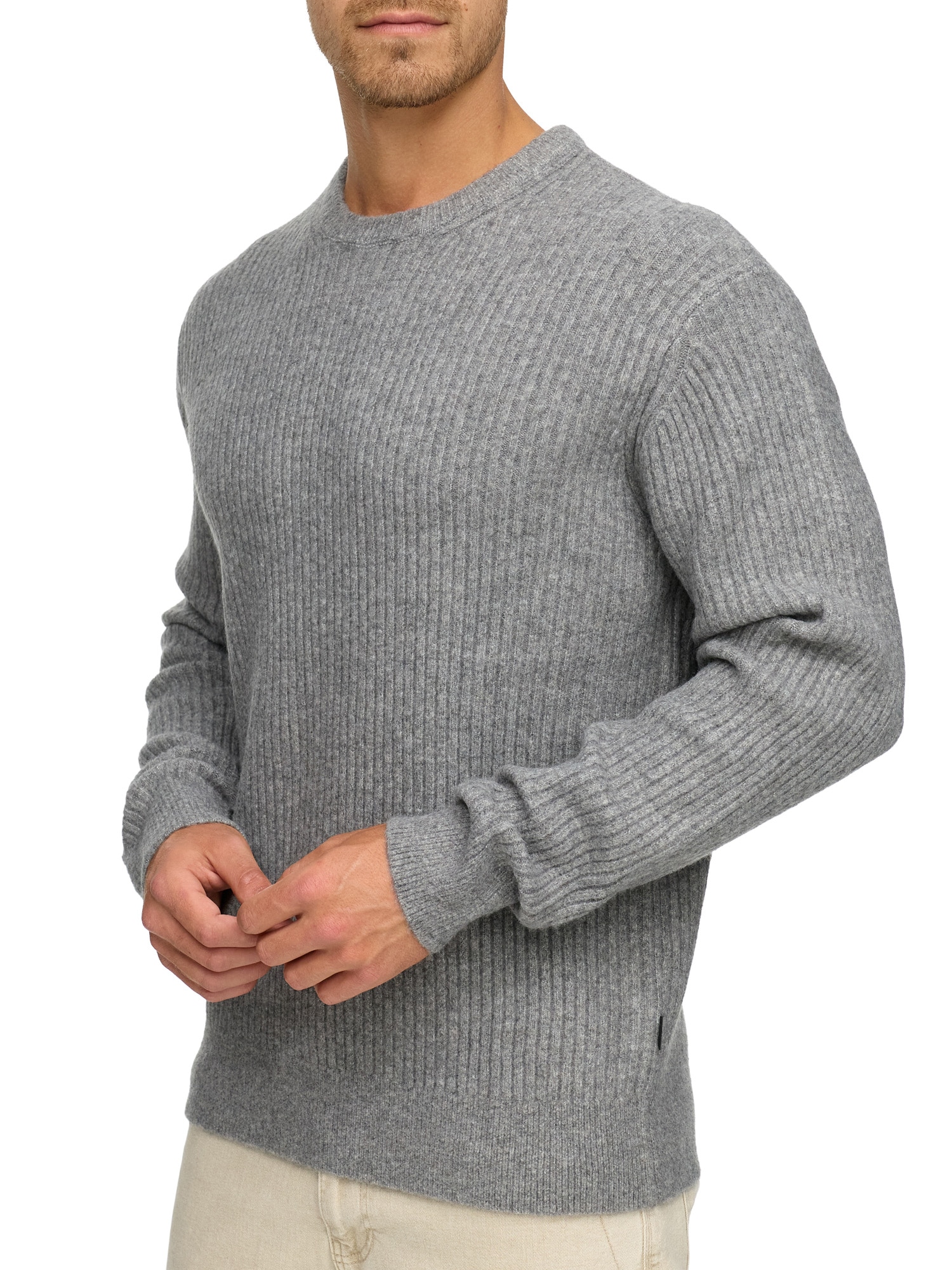 Indicode Rundhalspullover »INBertram O-neck«