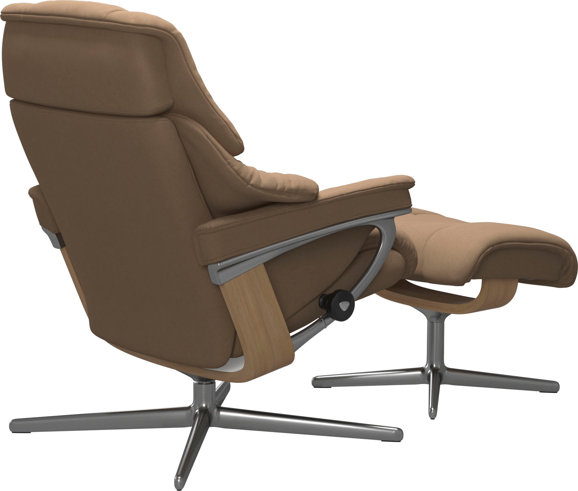 Stressless® Fußhocker »Reno« mit Cross Base, Größe S, M & L, Holzakzent Eiche