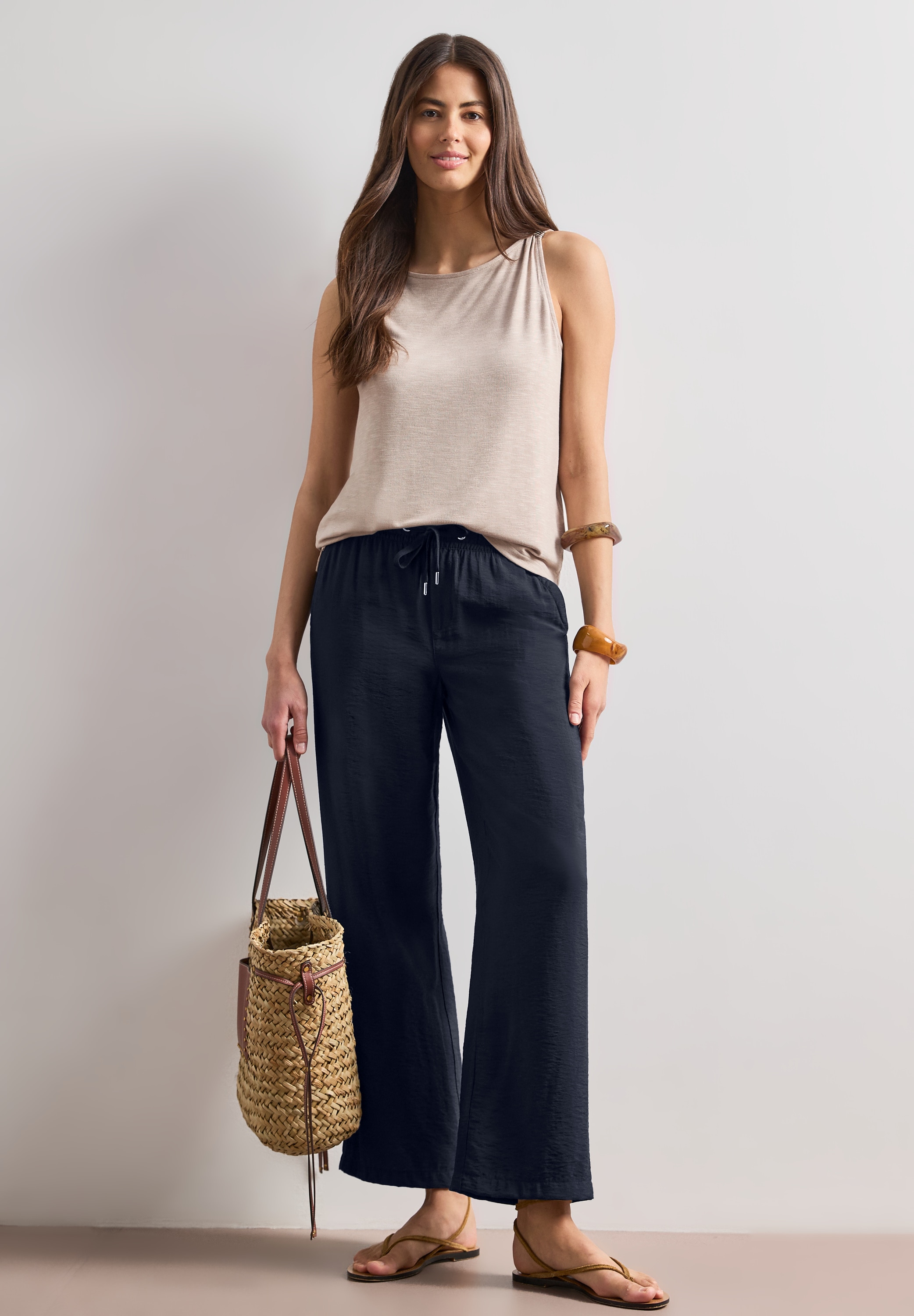 STREET ONE Stoffhose »Style Emee«  Sommerhose vim Loose Fit