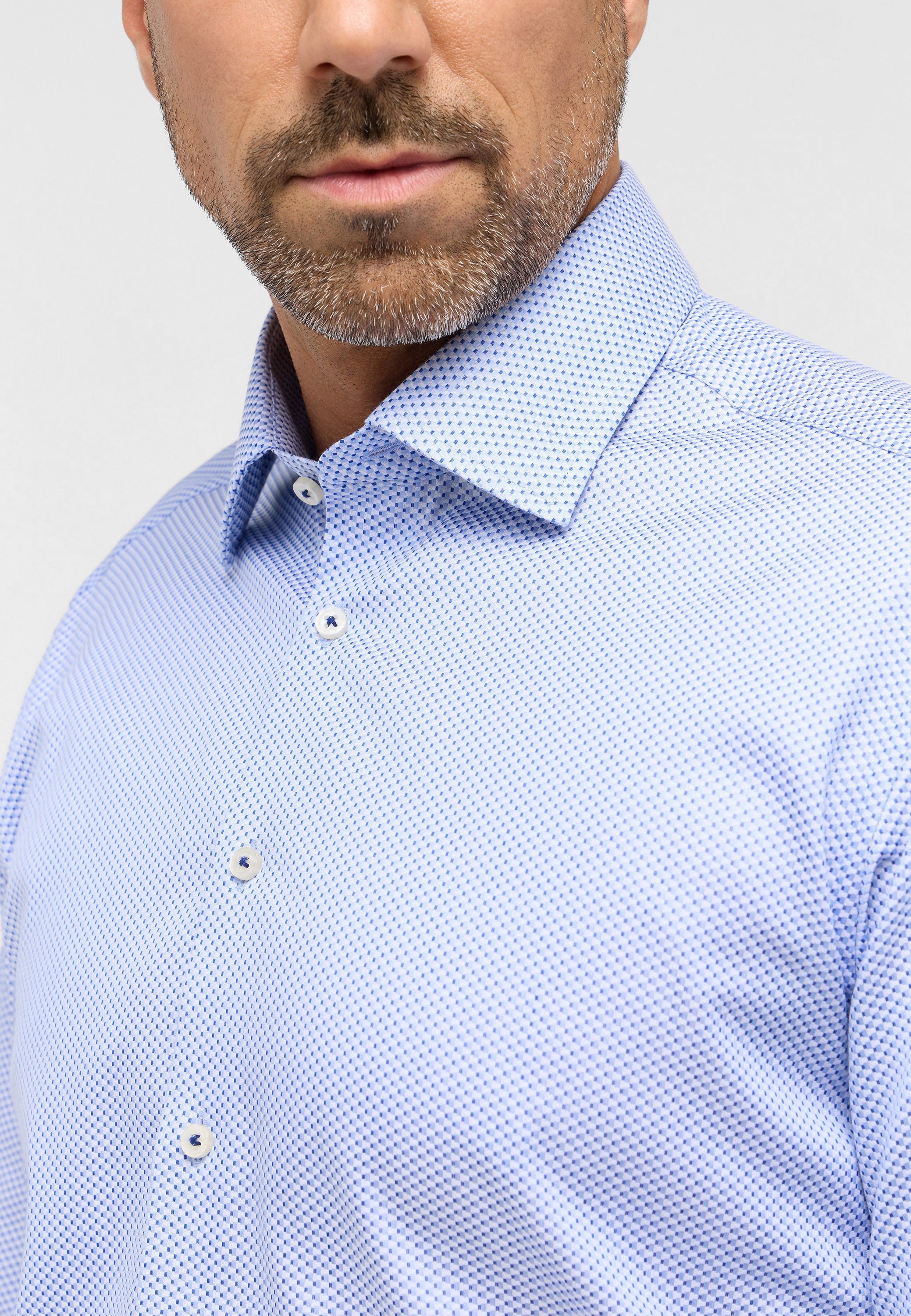 Eterna Langarmhemd »COMFORT FIT«, NON IRON (bügelfrei)