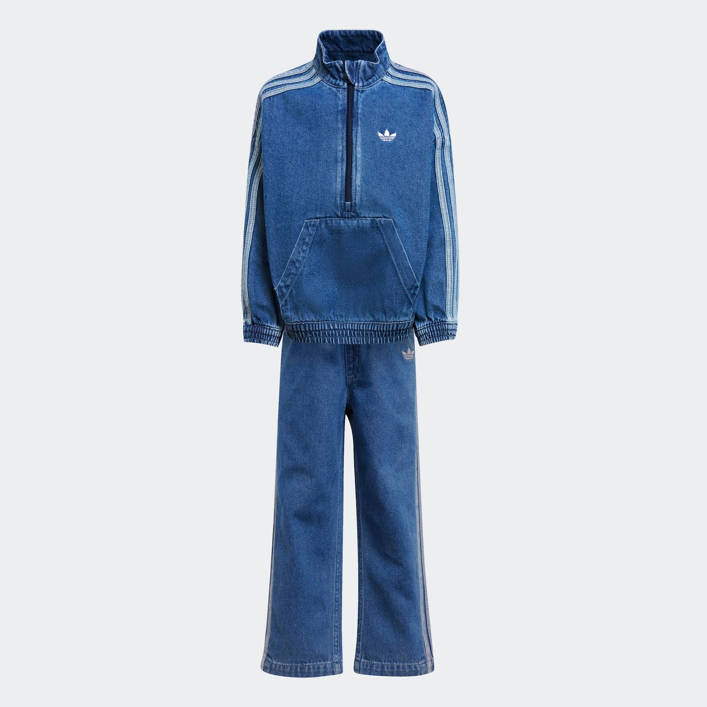 adidas Originals Trainingsanzug »DENIM SET« 2 Stk. für Kinder, zweiteiliges Set, aus Baumwolle
