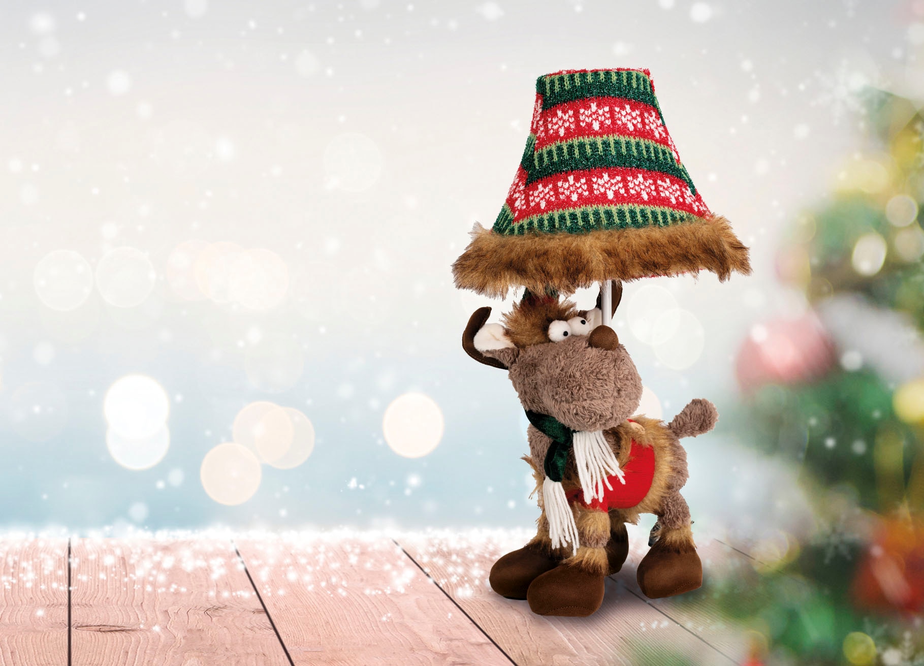 Happy Lamps for smiling eyes LED Tischleuchte »Rudi das Rentier« GU 5,3 1 Stk. Warmweiß Hochwertig, Einzigartig