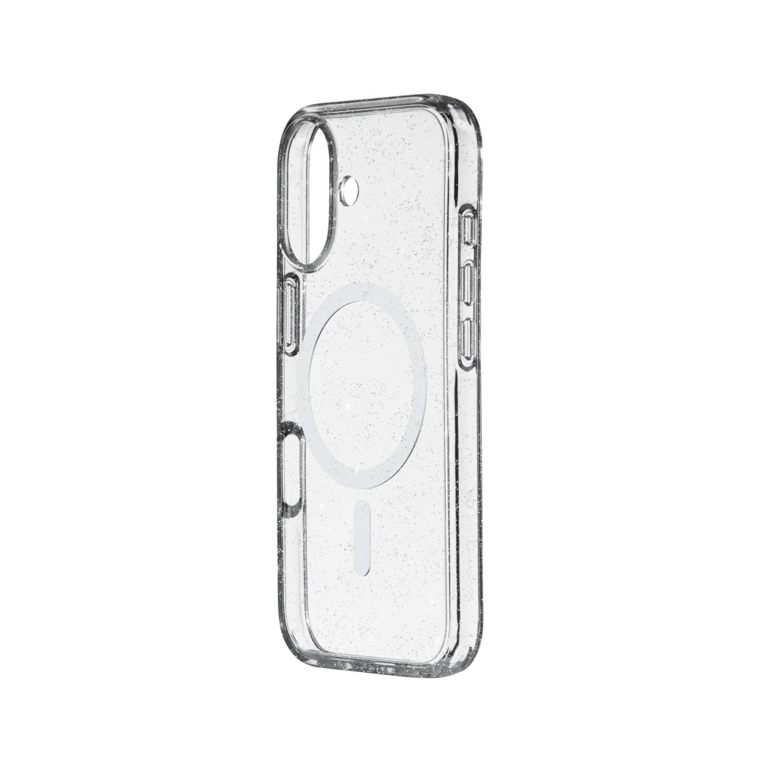 White Diamonds Smartphone-Hülle »Cover "Mag Glitter" für Apple iPhone 17, Transparent« Apple iPhone 17 Anti-Vergilbung, Kraztschutz, Stoßfeste Ecken