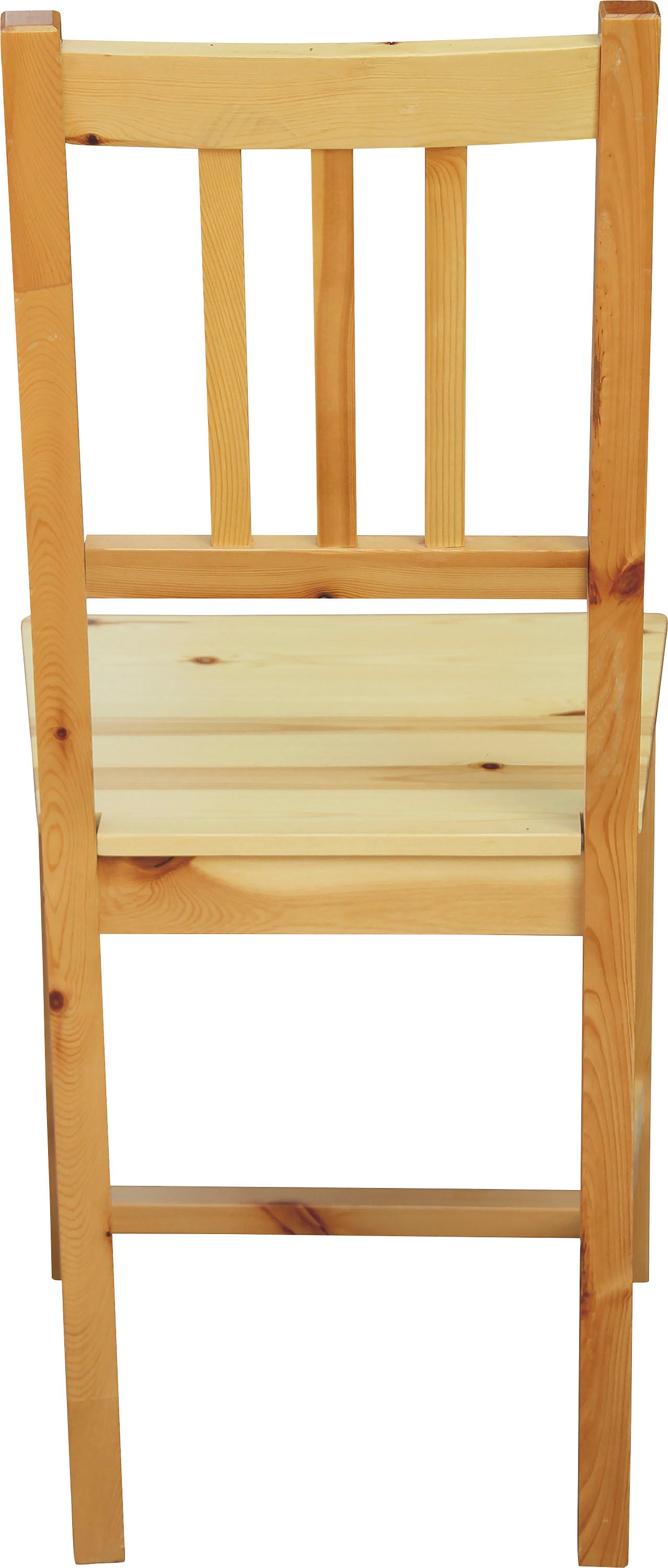 Home affaire 4-Fußstuhl, (Set), 2 St., aus massivem Kiefernholz