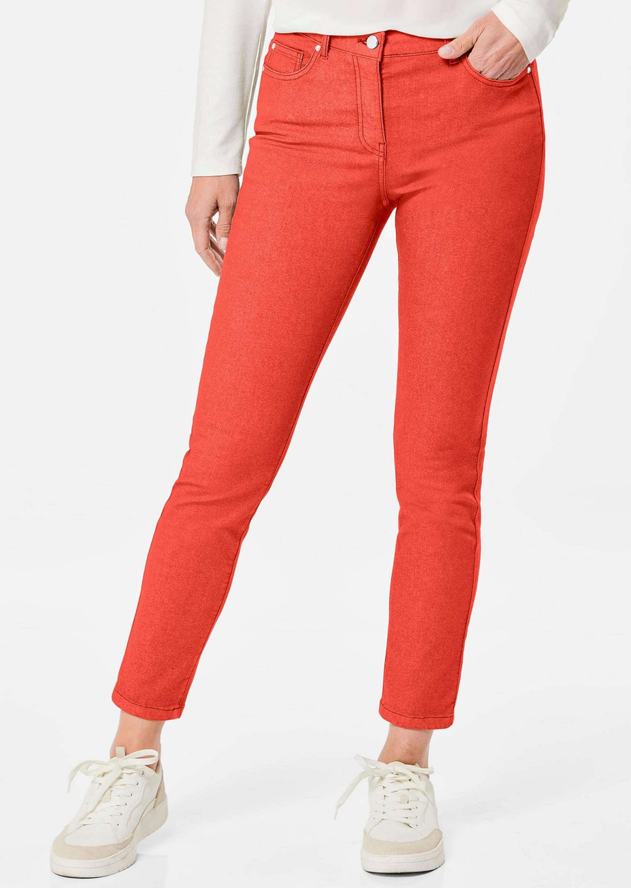 GOLDNER 7/8-Hose »Kurzgröße Schmale Stretchhose BELLA«