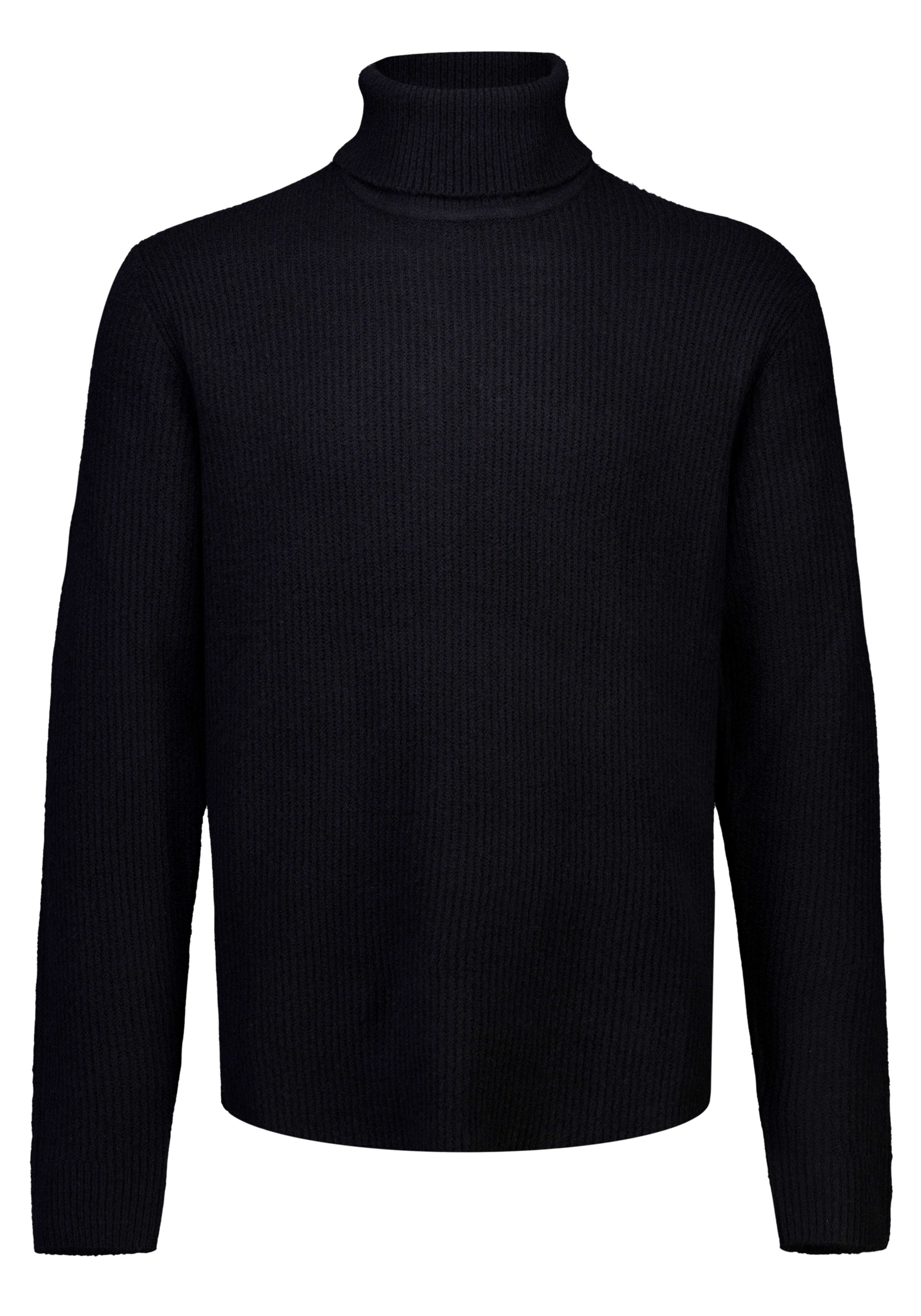 LINDBERGH Rollkragenpullover Strickpullover / Winterpullover mit Wolle und Stretch