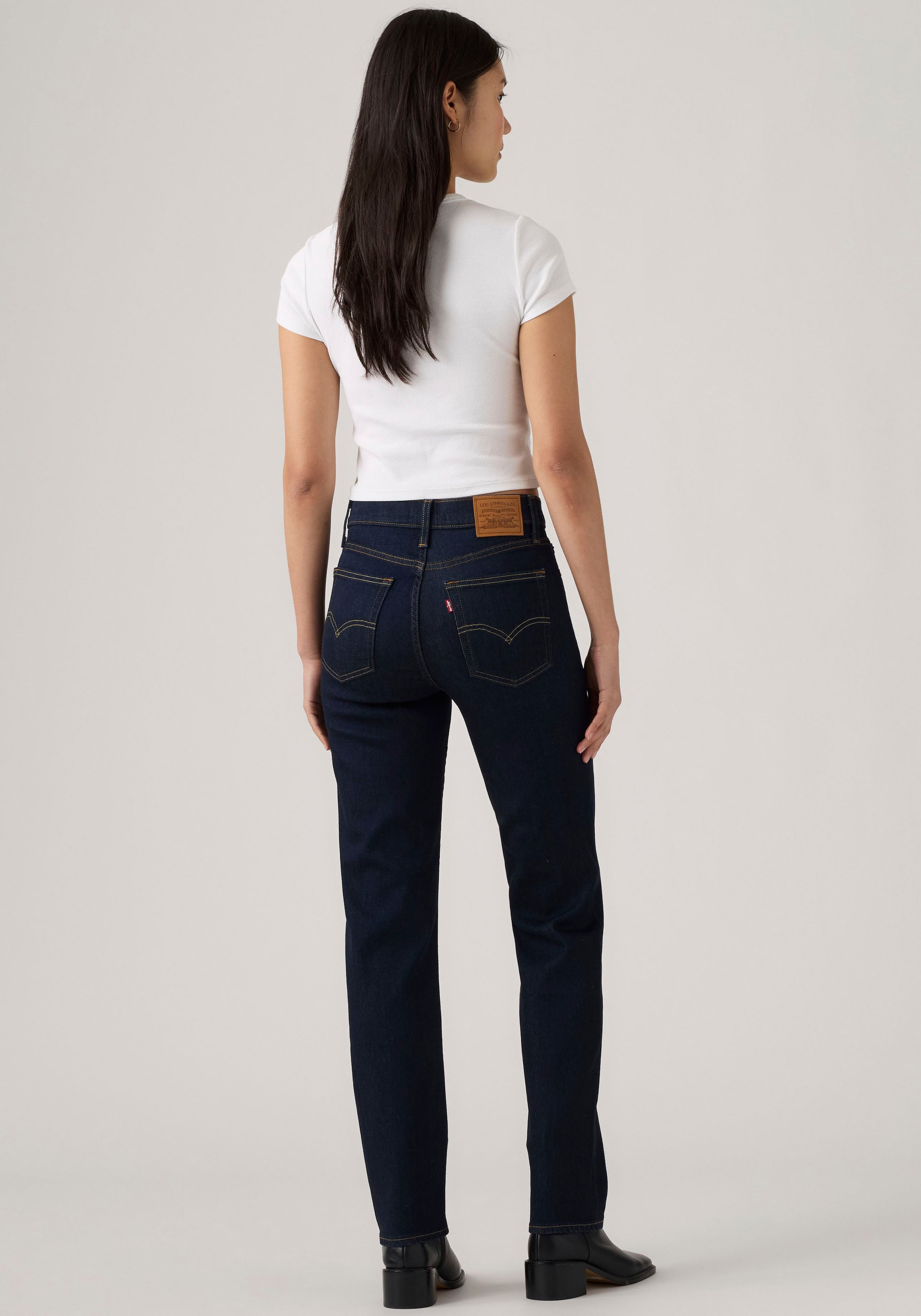 Levi's® Slim-fit-Jeans »722 HIGH RISE SLIM« mit Lyocell und Stretch