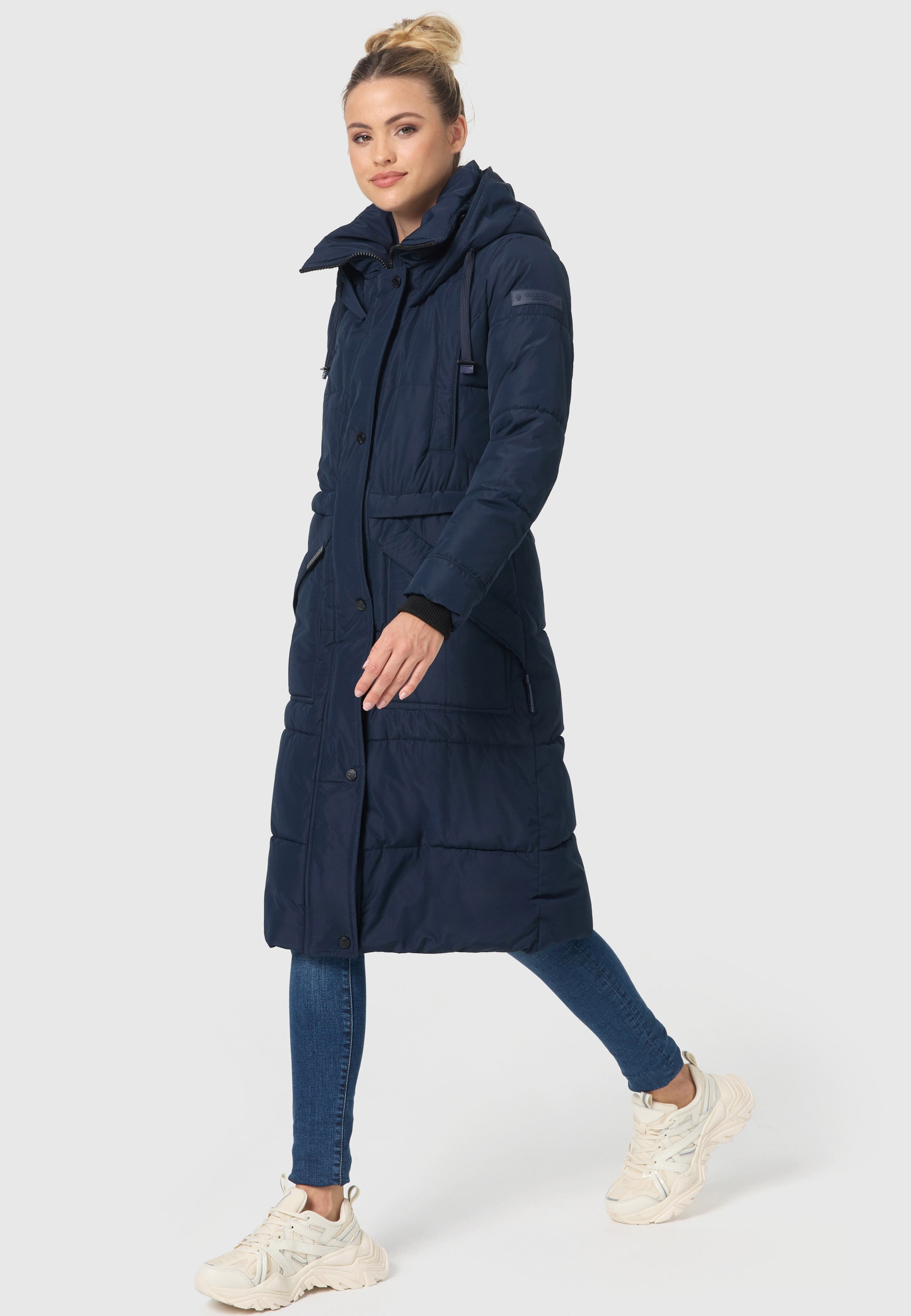 Marikoo Winterjacke »Marikoo Ayumii Damen lange Winter Steppjacke B948«