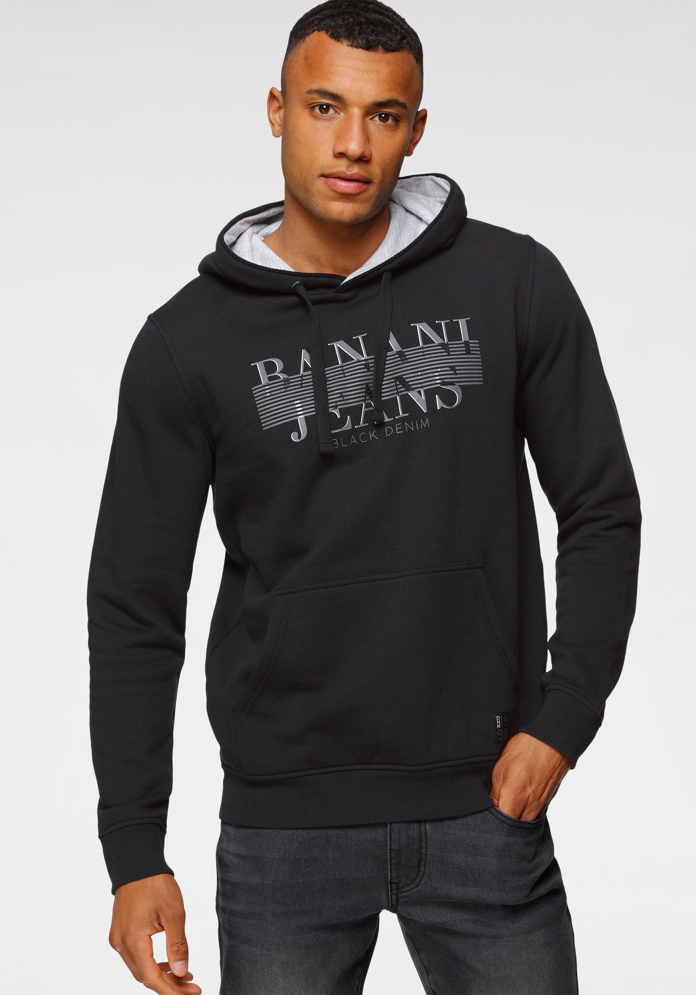 Bruno Banani Kapuzensweatshirt, mit Markenfrontprint