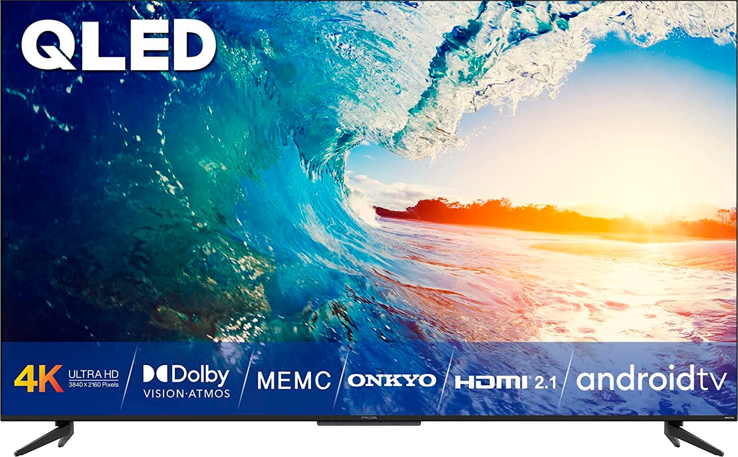 iFFALCON QLED-Fernseher »iFF65Q71«, 164 cm/65 Zoll, 4K Ultra HD, Smart-TV-Android TV, HDR, Quantum Dot, HDMI 2.1, 60Hz MEMC