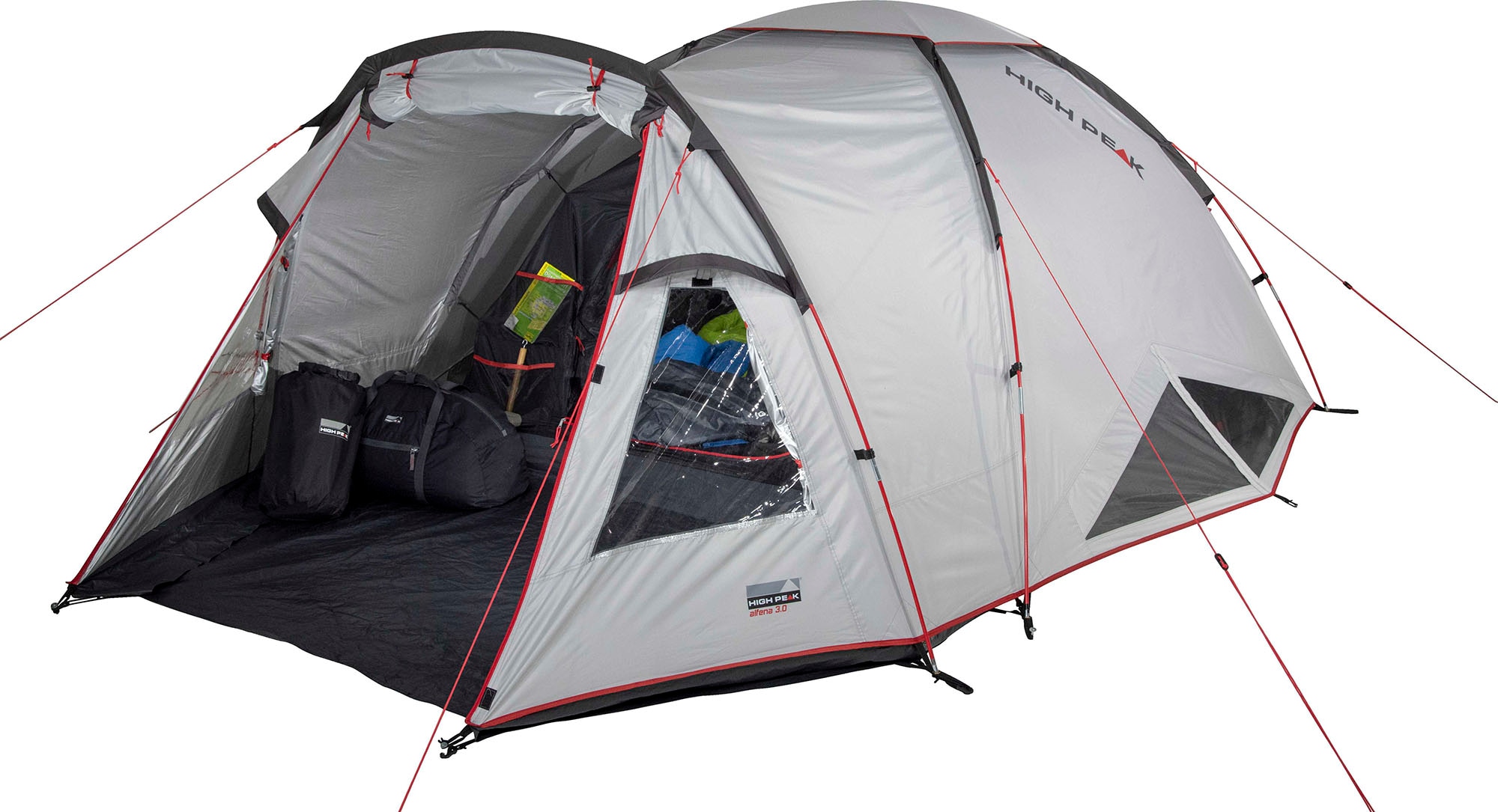 High Peak Kuppelzelt »Zelt Alfena 3.0«, 3 Personen, (mit Transporttasche)