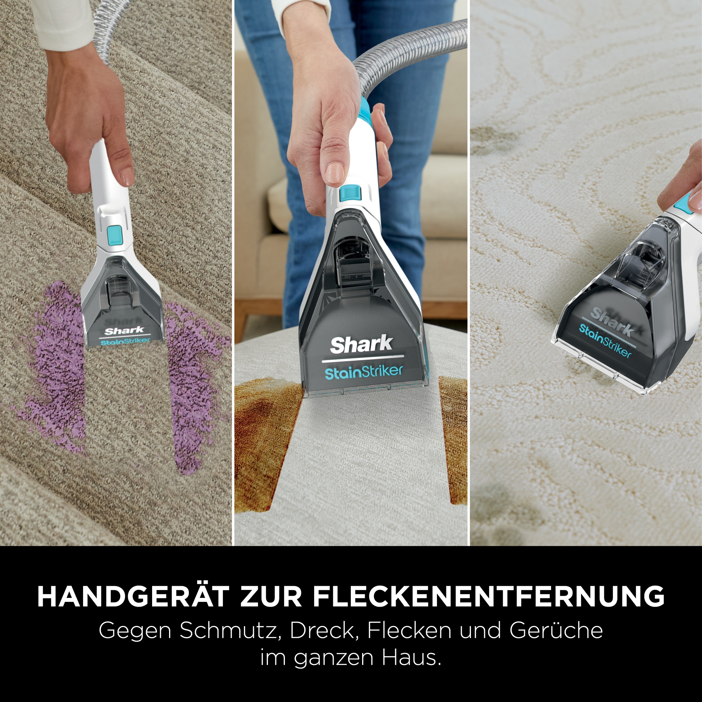 Shark Fleckentferner »StainStriker Reinigungsmittel-Set XSKBSBND200EUT«, (2 St.), Reinigungsmittel Set
