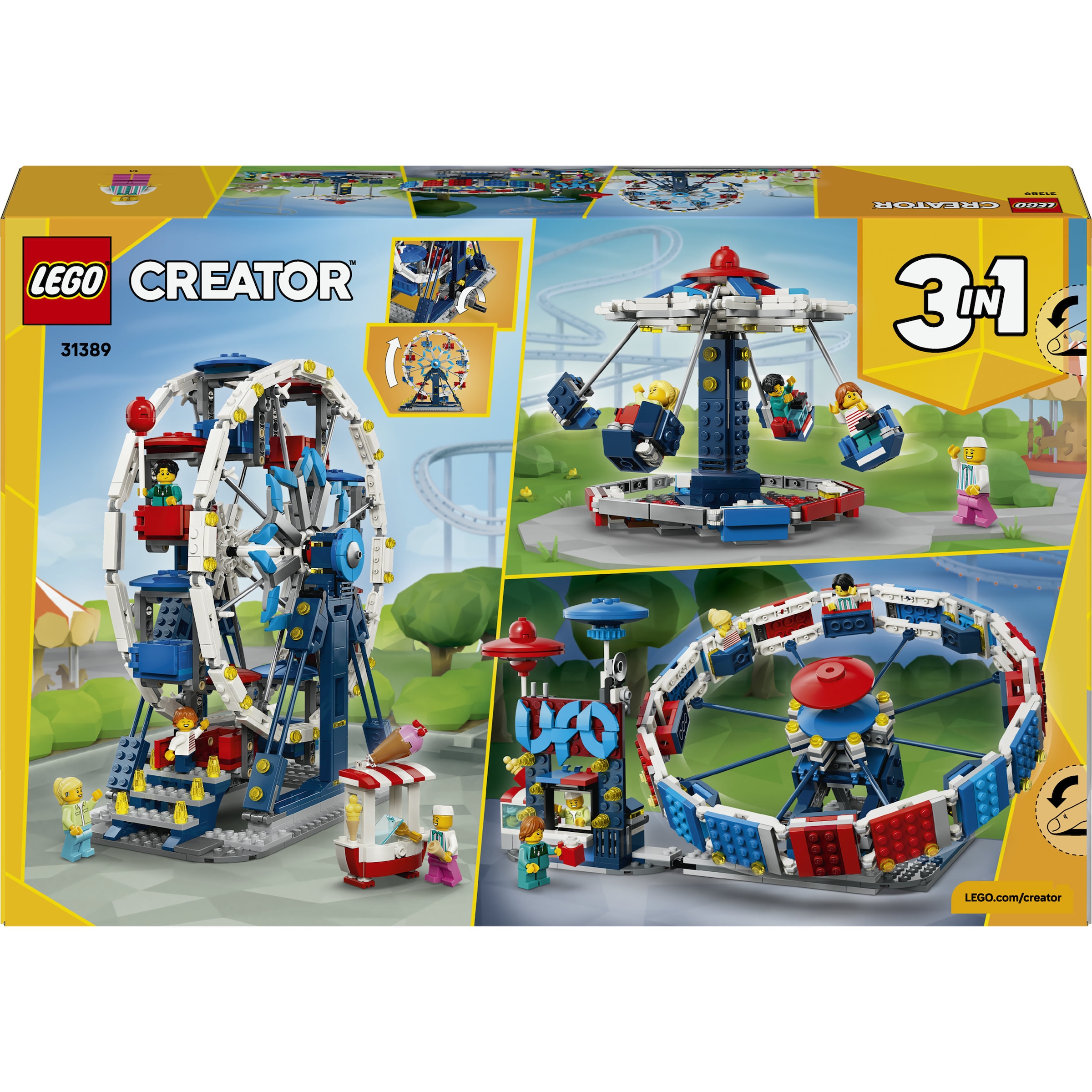 LEGO® Konstruktionsspielsteine »Legendäres Riesenrad (31389), LEGO Creator« Made in Europe