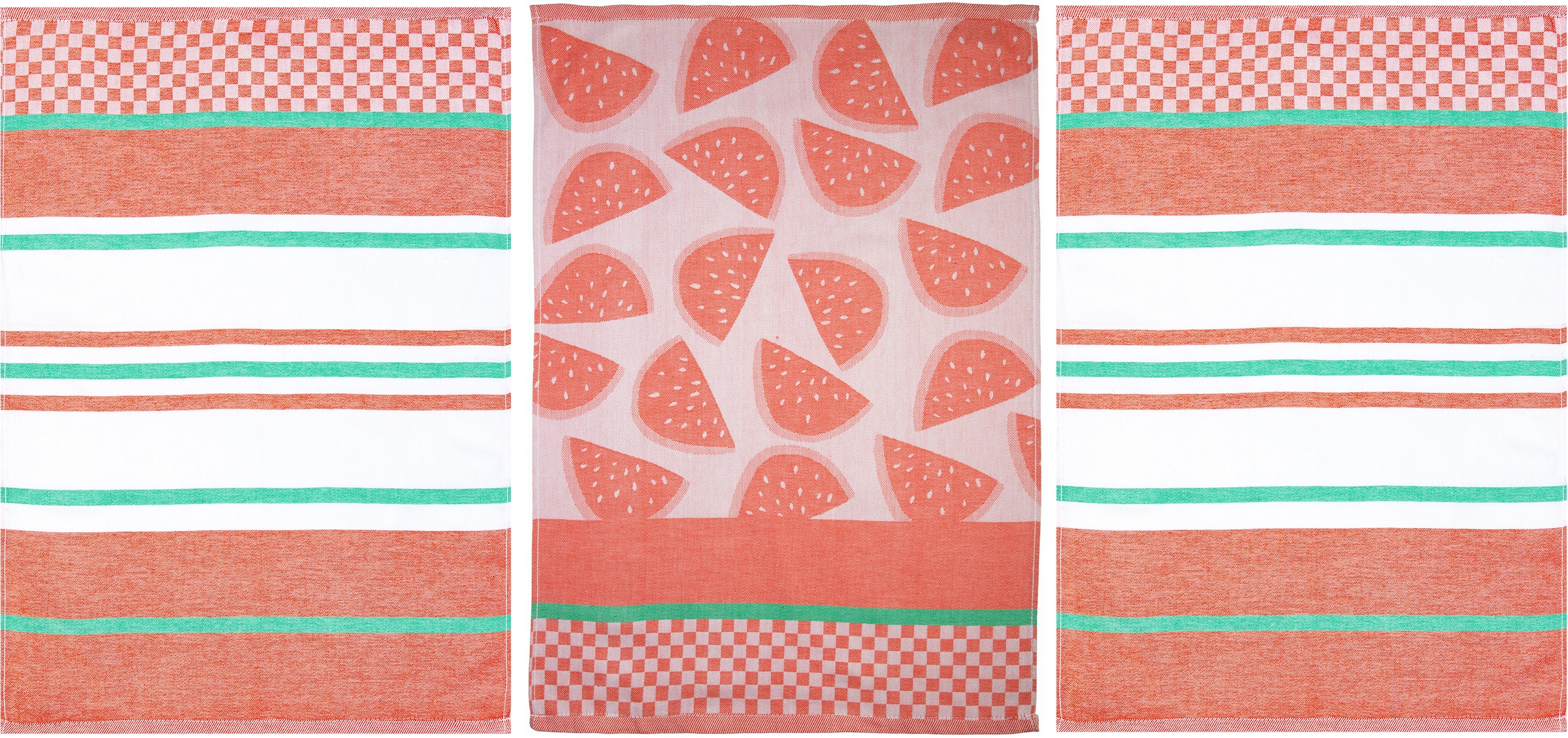 stuco Geschirrtuch "Summer Fruits Melone" Jacquardgewebe