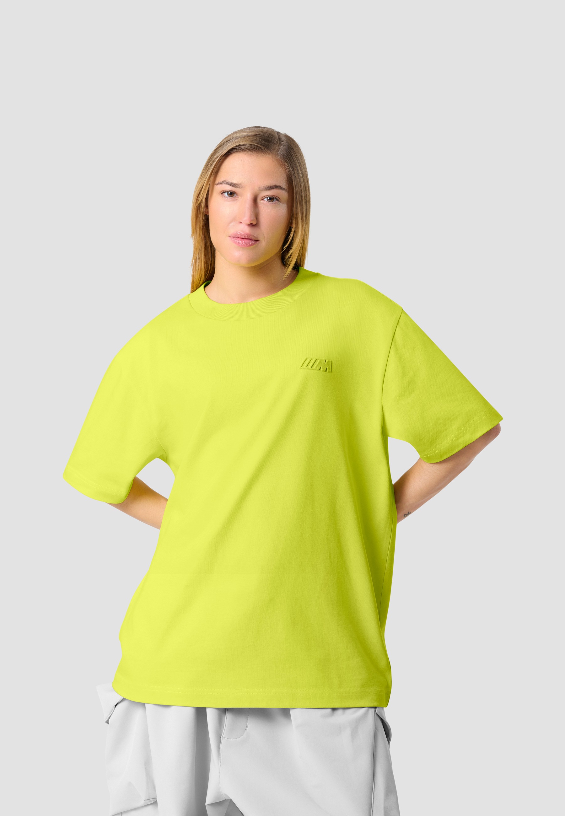 BMW T-Shirt, mit Logostickerei auf Brusthöhe