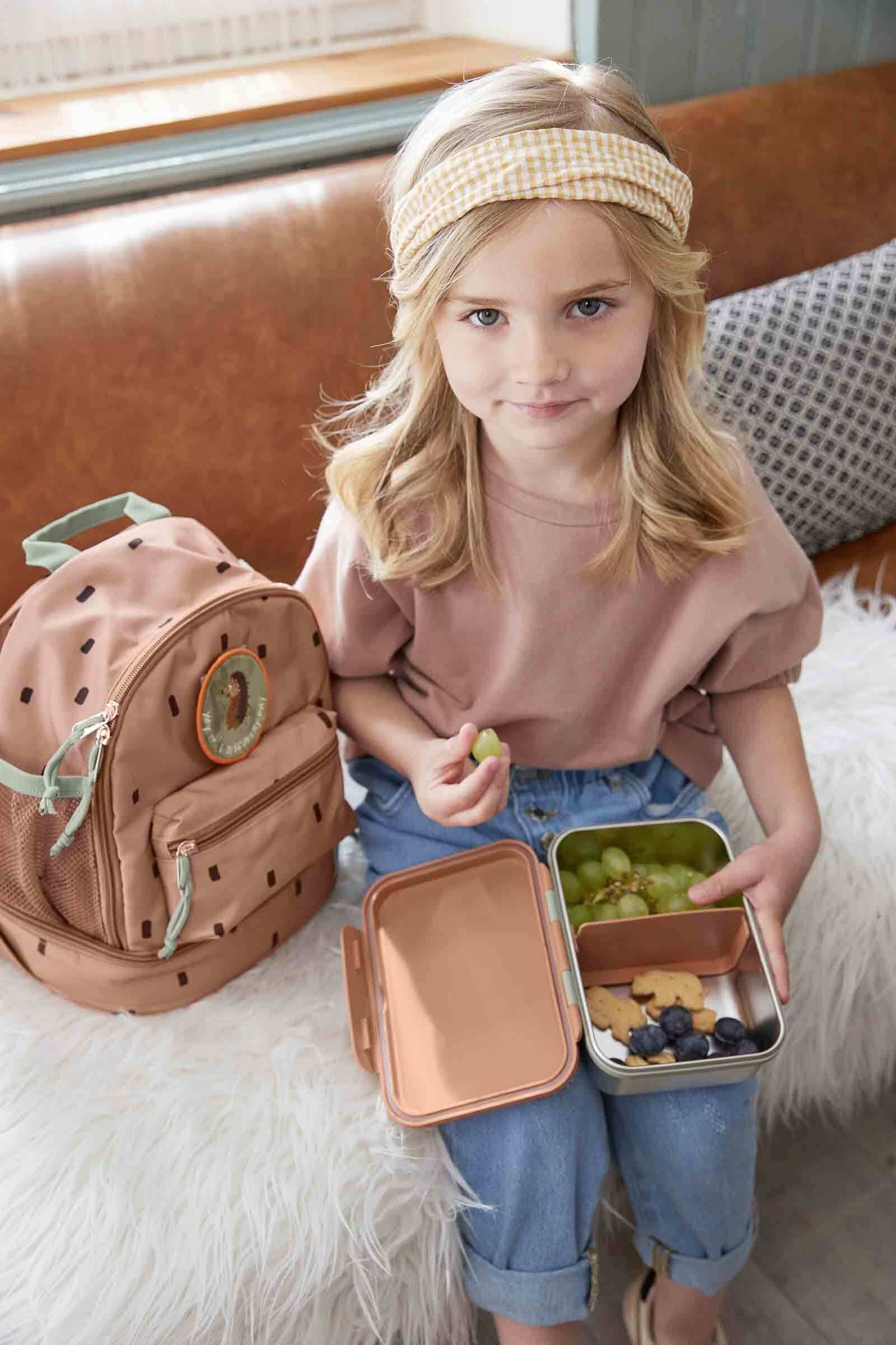 LÄSSIG Lunchbox »Edelstahl Lunchbox 17,3 x 13,3 x 6,9 cm«, (1 tlg.)
