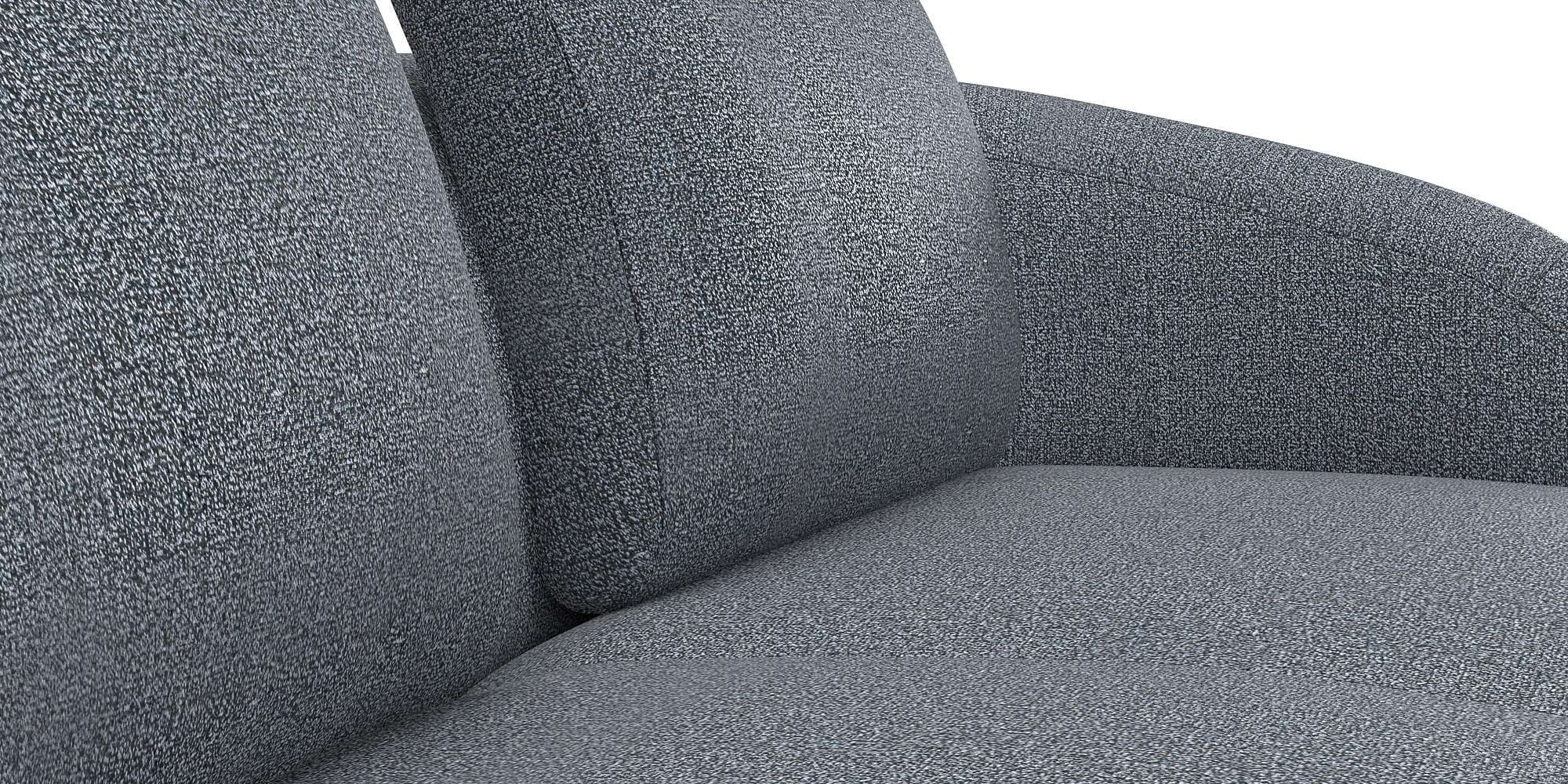 FLEXLUX Ecksofa »Torino, rund, L-Form, Sofa-Ecke mit Ottomane«, Modernes, organisches Sofa-Design, Kaltschaum, Wellenunterfederung