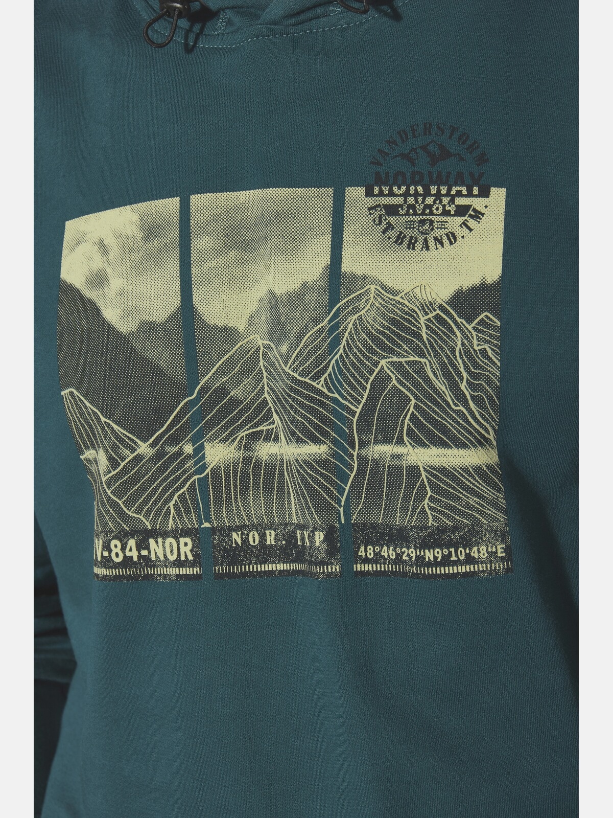 Jan Vanderstorm Kapuzensweatshirt »Sweatshirt JIRI«, (1 tlg.), mit verstellbarer Kapuze