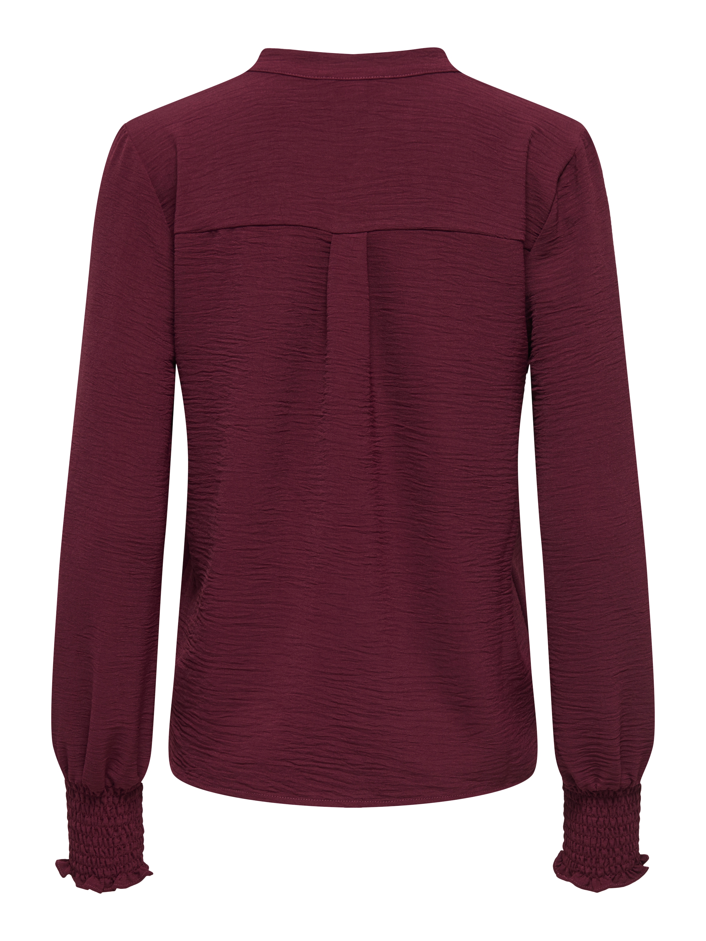 ONLY Blusenshirt »ONLMETTE V-NECK LS SMOCK TOP NOOS WVN«