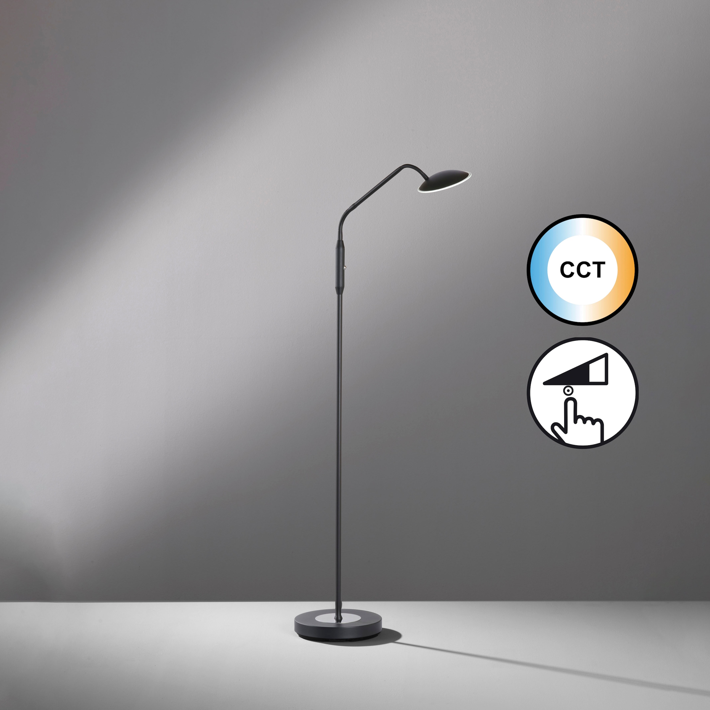 FISCHER & HONSEL Stehlampe »Tallri«, 1 flammig, Leuchtmittel LED-Modul | LED fest integriert, langlebige LED, dimmbar