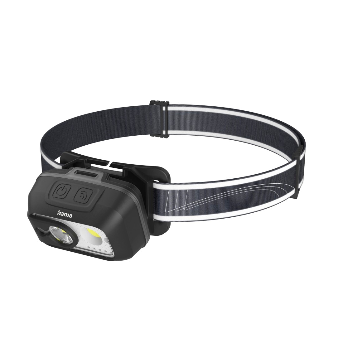 Hama LED Stirnlampe »Stirnlampe LED wiederaufladbar (Bewegungssensor, 4 Lichtmodi, 500 lm)« 500 Lumen, Sensorsteuerung, IP44, 4 Lichtmodi