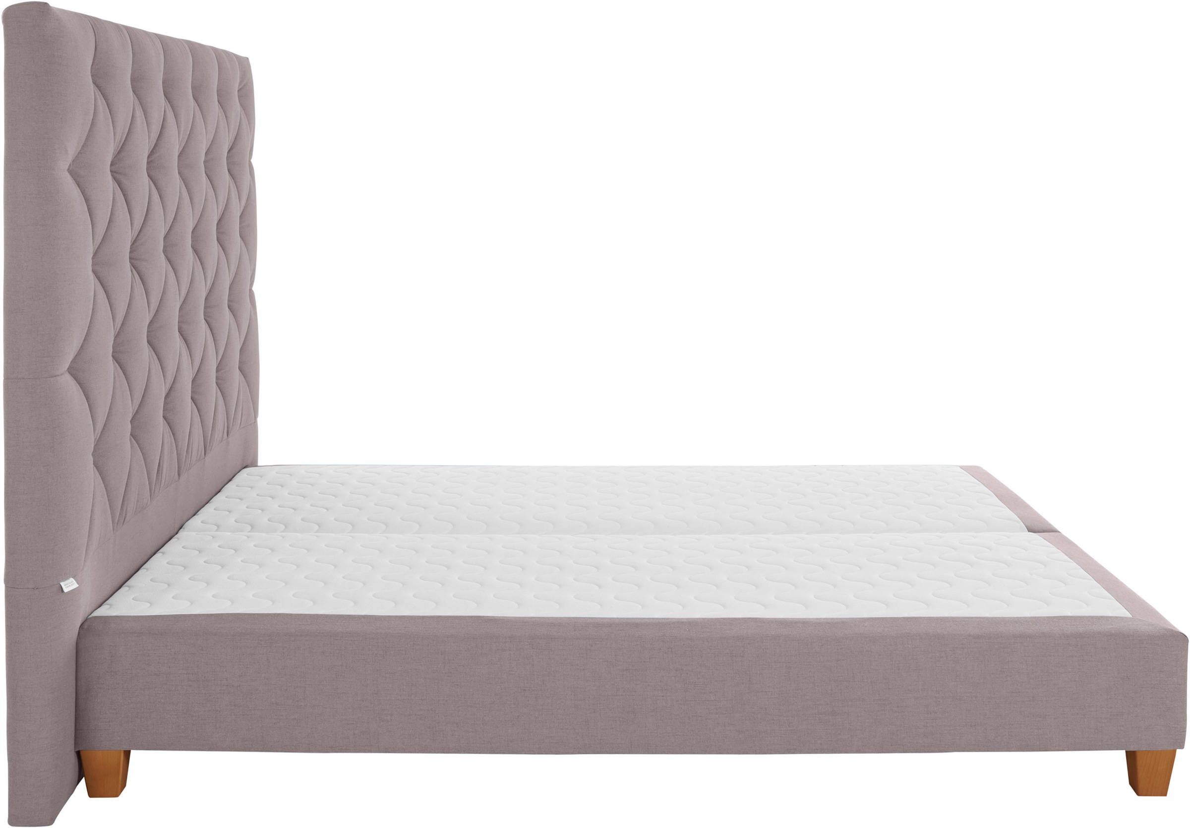 Guido Maria Kretschmer Home&Living Boxspringbett »Harmones hoch«, in 3 Breiten, Härtegrad auch im Mix mit je 1 Matratze in H2 und H3