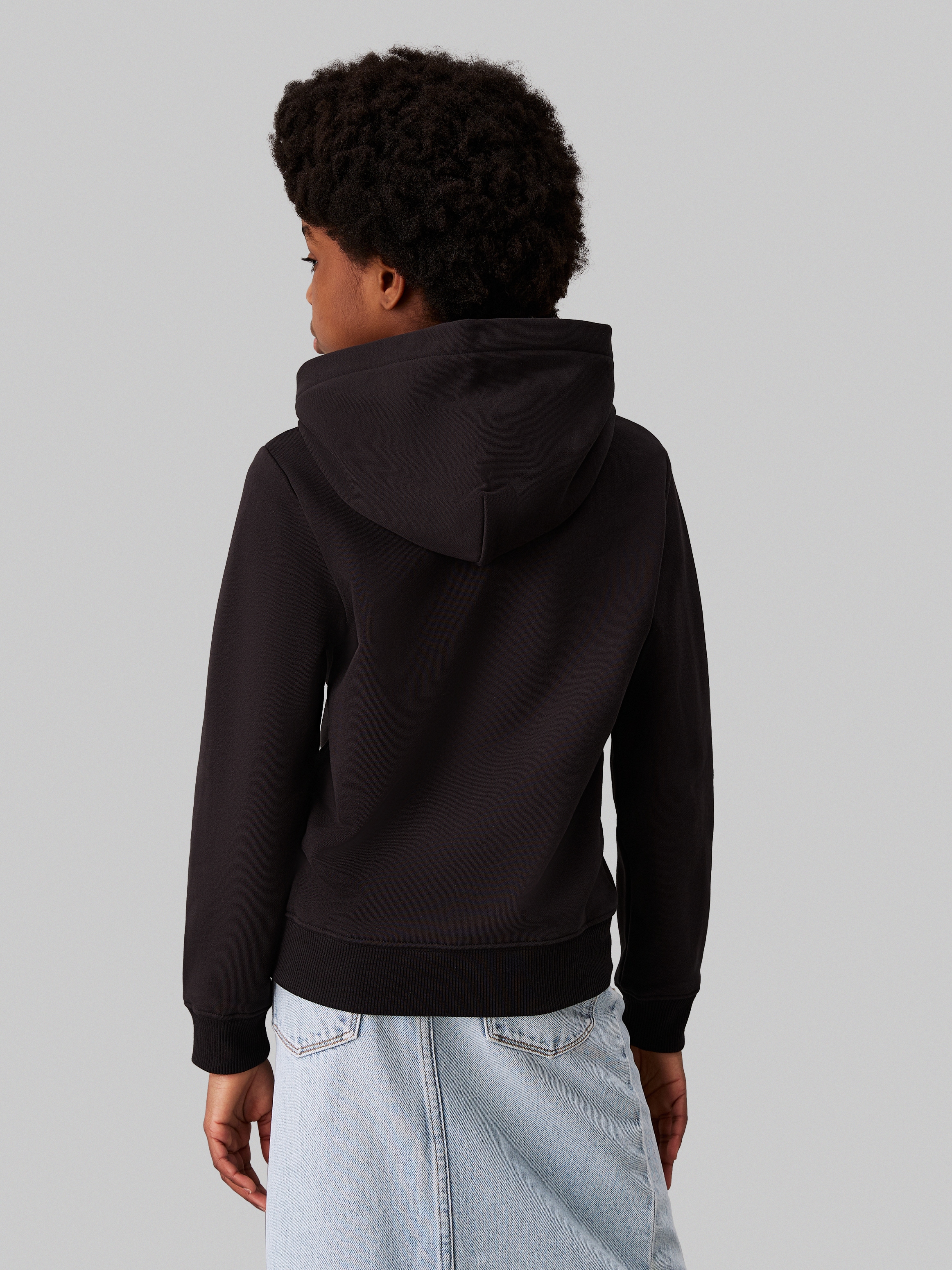 Calvin Klein Jeans Kapuzensweatshirt »Inst. Logo Reg. Terry Hoodie« für Kinder bis 16 Jahre und mit Logoschriftzug