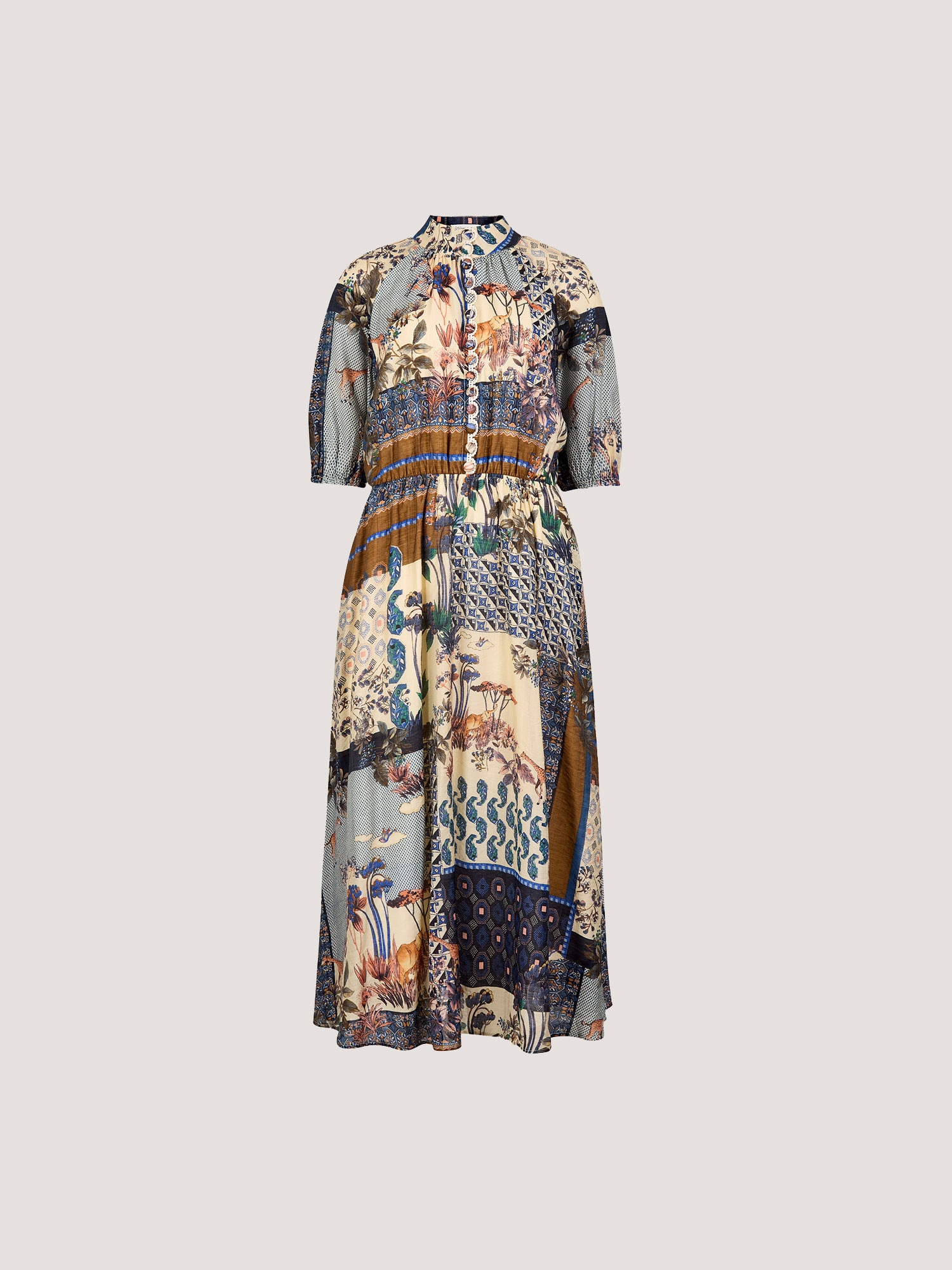 Apricot Midikleid »Midikleid« mit Patchwork-Print