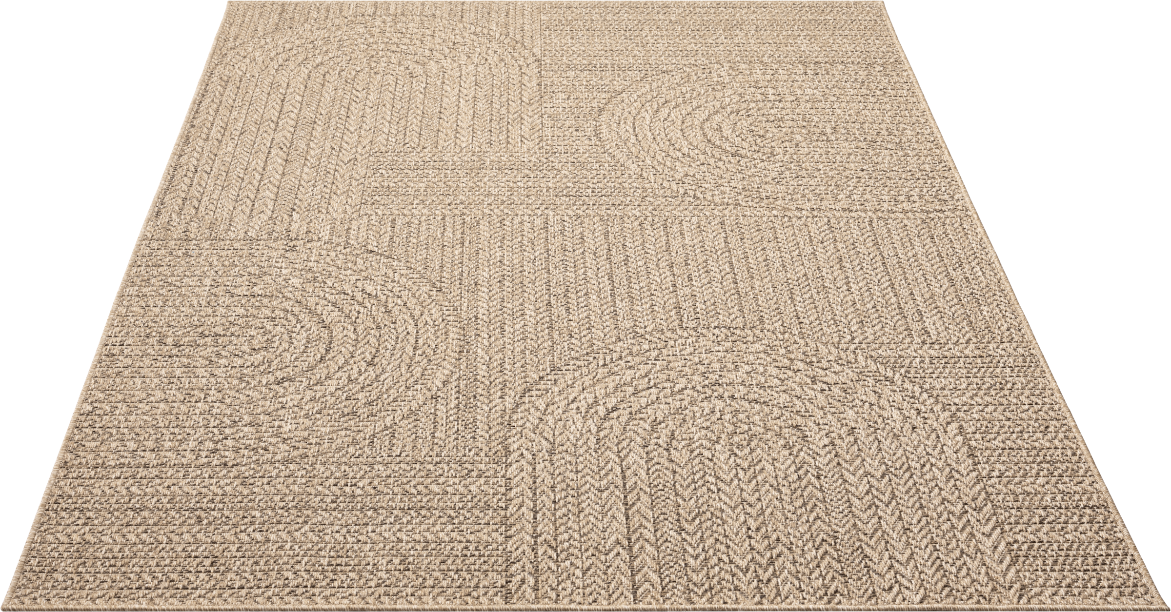 merinos Teppich »Kenzy 7« rechteckig 10 mm Höhe robuster In- und Outdoor Teppich im natürlichen Jute-Look, wetterfest