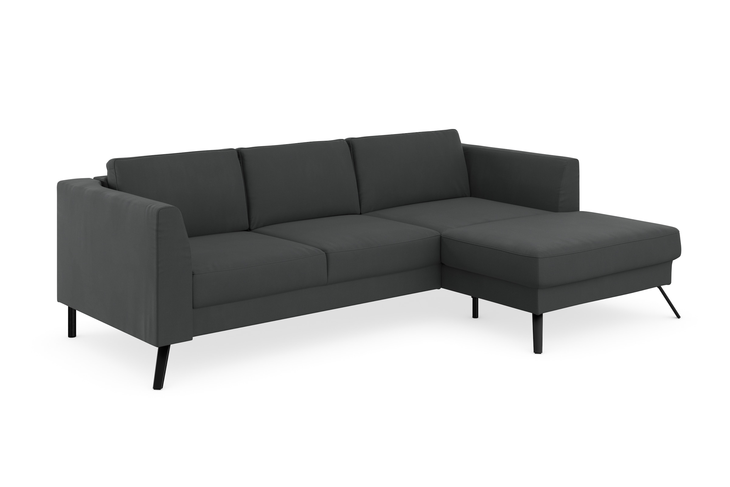 sit&more Ecksofa »Lindholm L-Form« mit Sitztiefenverstellung und Federkern