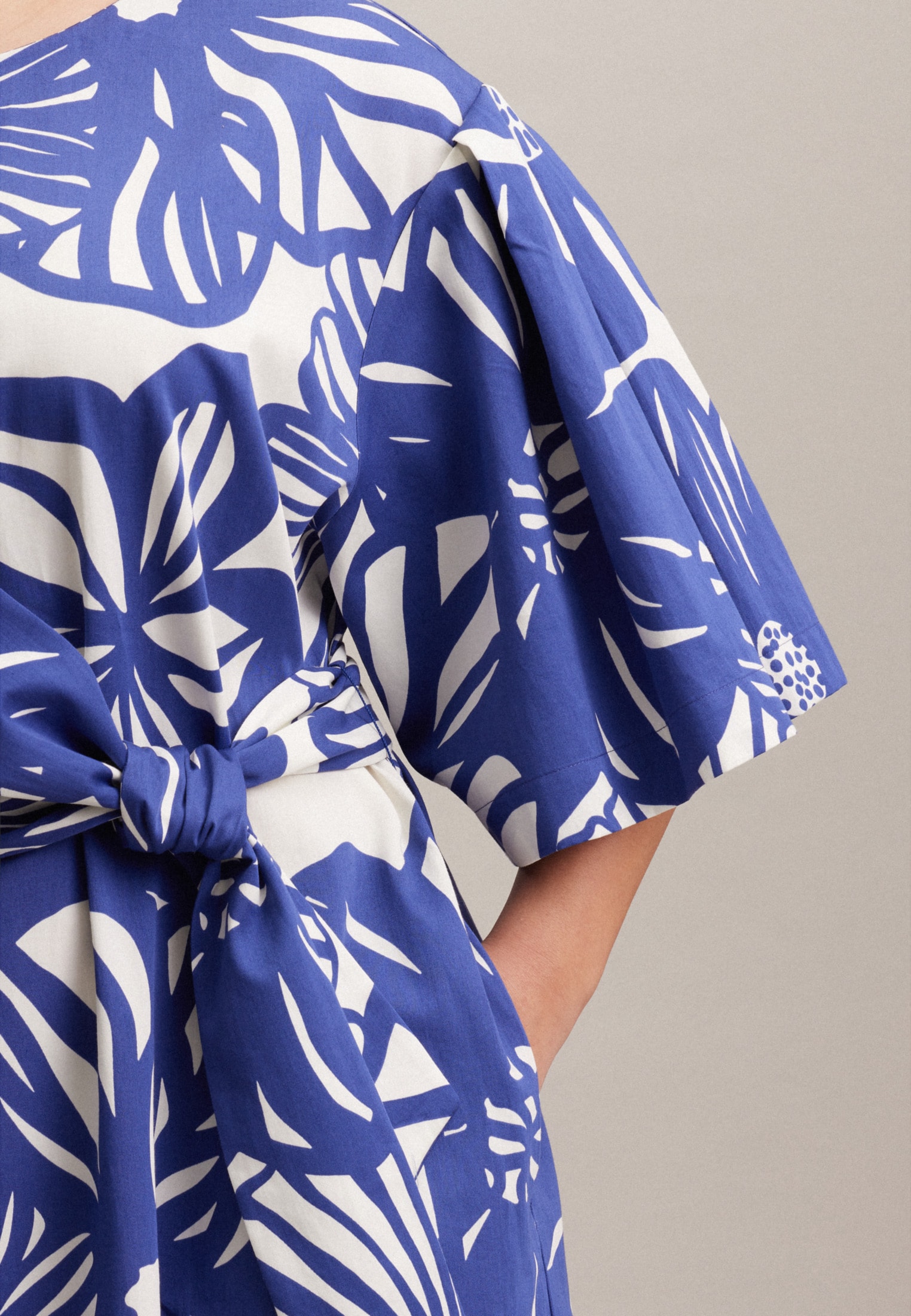 seidensticker Sommerkleid, Kurzarm Rundhals Druck