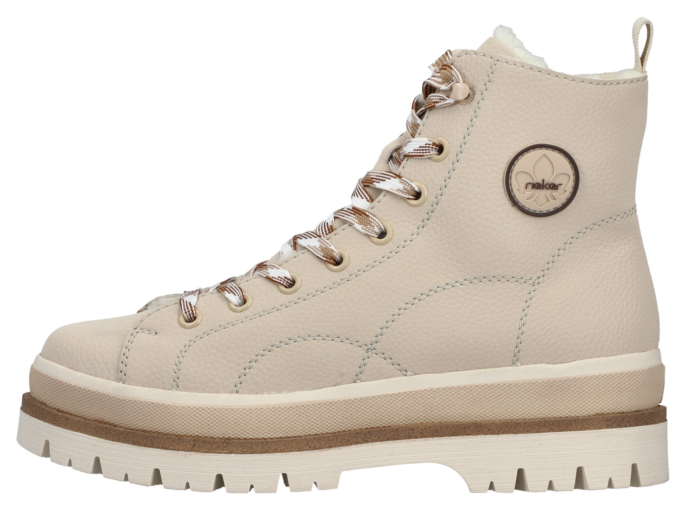 Rieker Winterstiefelette  Plateauboots, Schnürboots, Profilsohle, mit Warmfutter